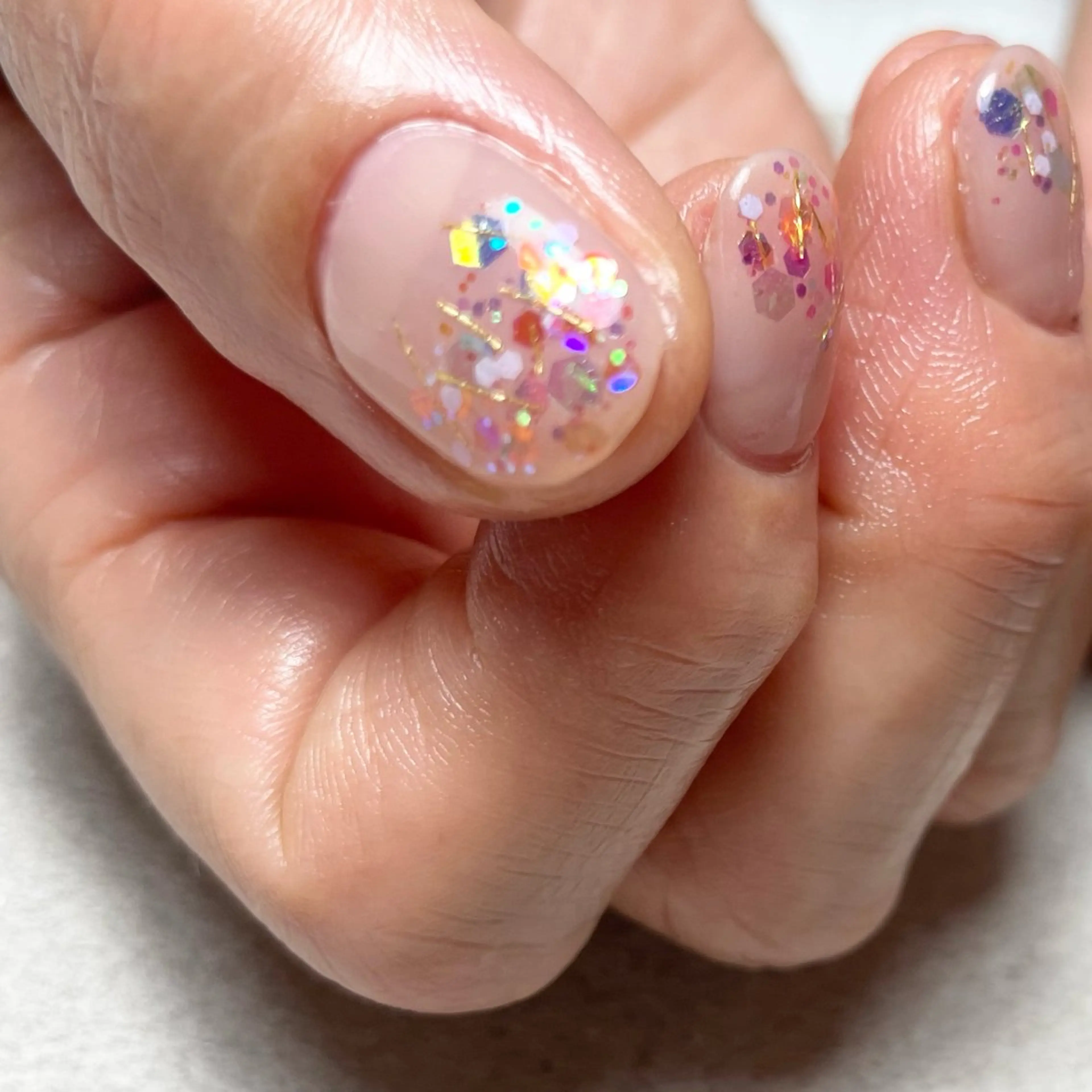 ネイル ホログラムネイル cosmic nailのネイルデザイン