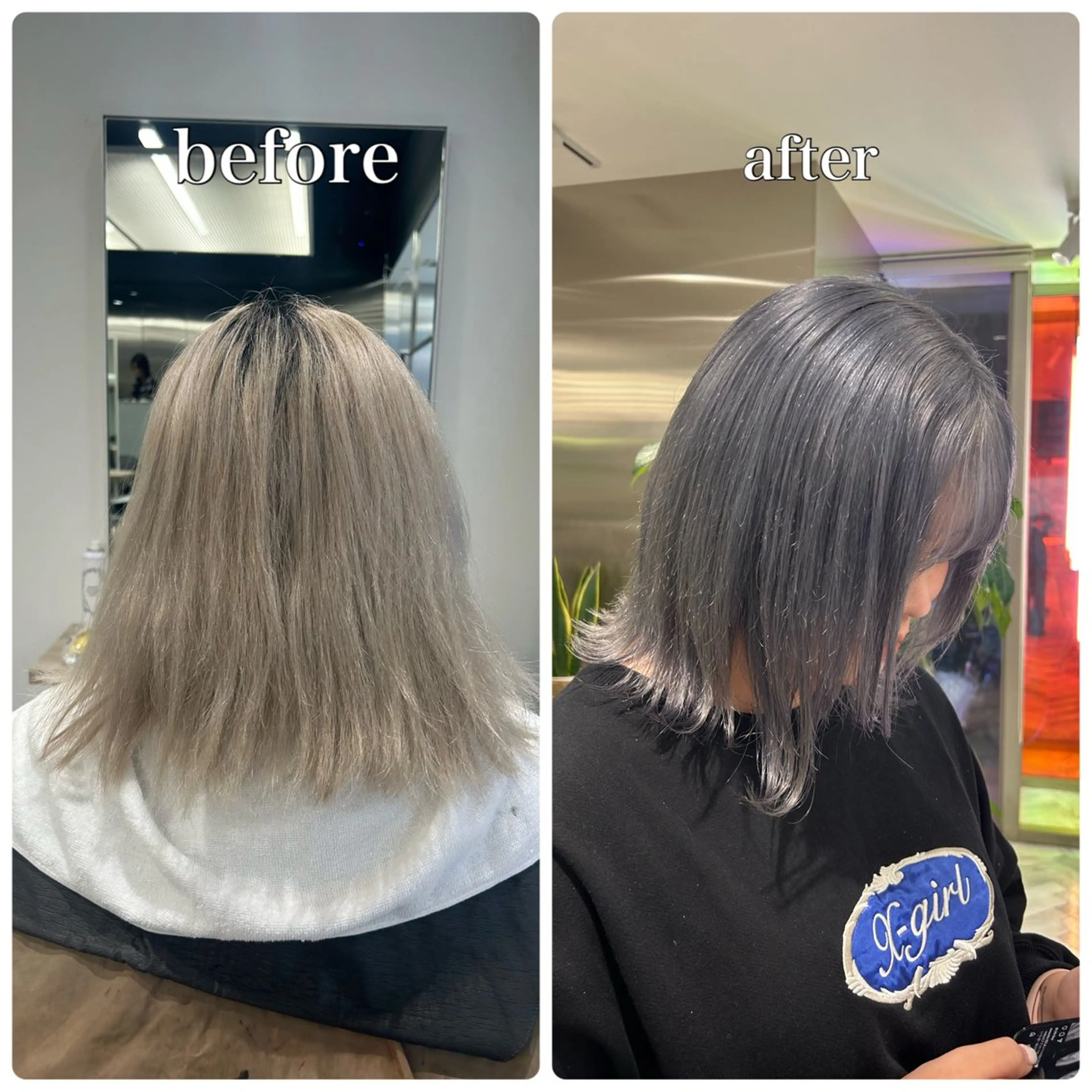 ミディアム カラー ヘアカラー メンズ/ボブ/パーマ /くるみのマツエク・マツパデザイン