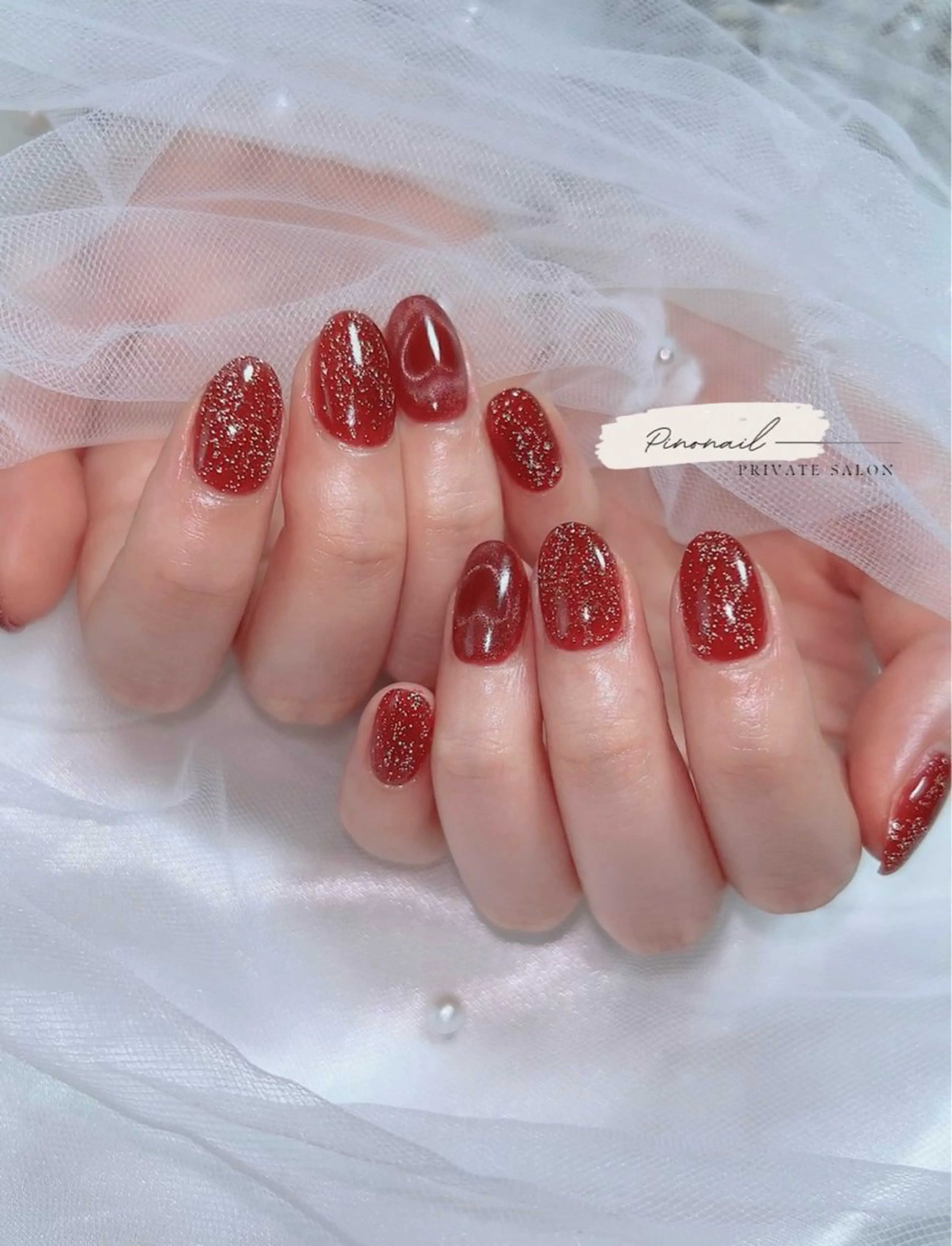 ネイル フラッシュネイル ラメ(グリッター) Pino Nailのネイルデザイン