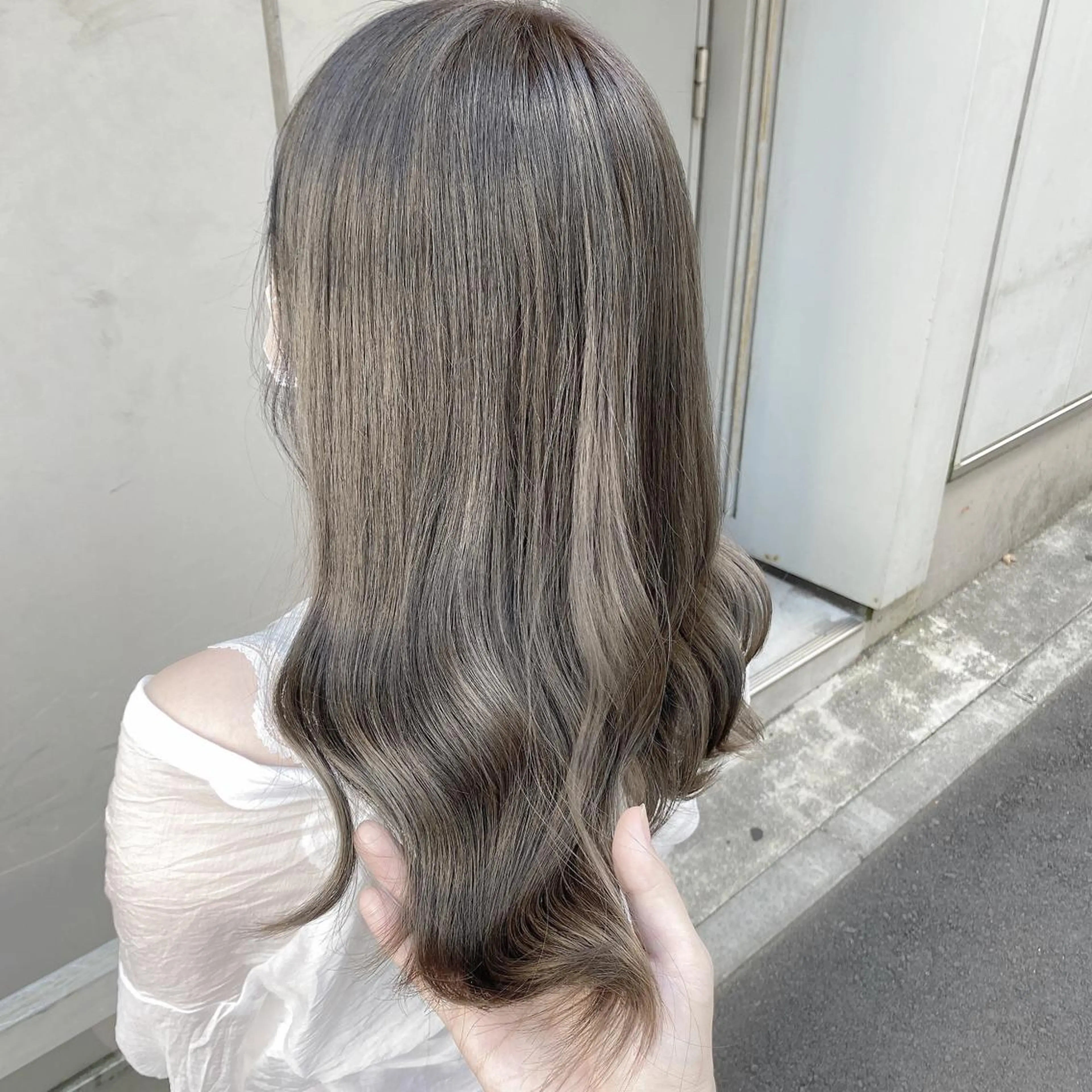 ロング カラー 大人っぽ韓国レディ レイヤー🤍渋谷のヘアスタイル