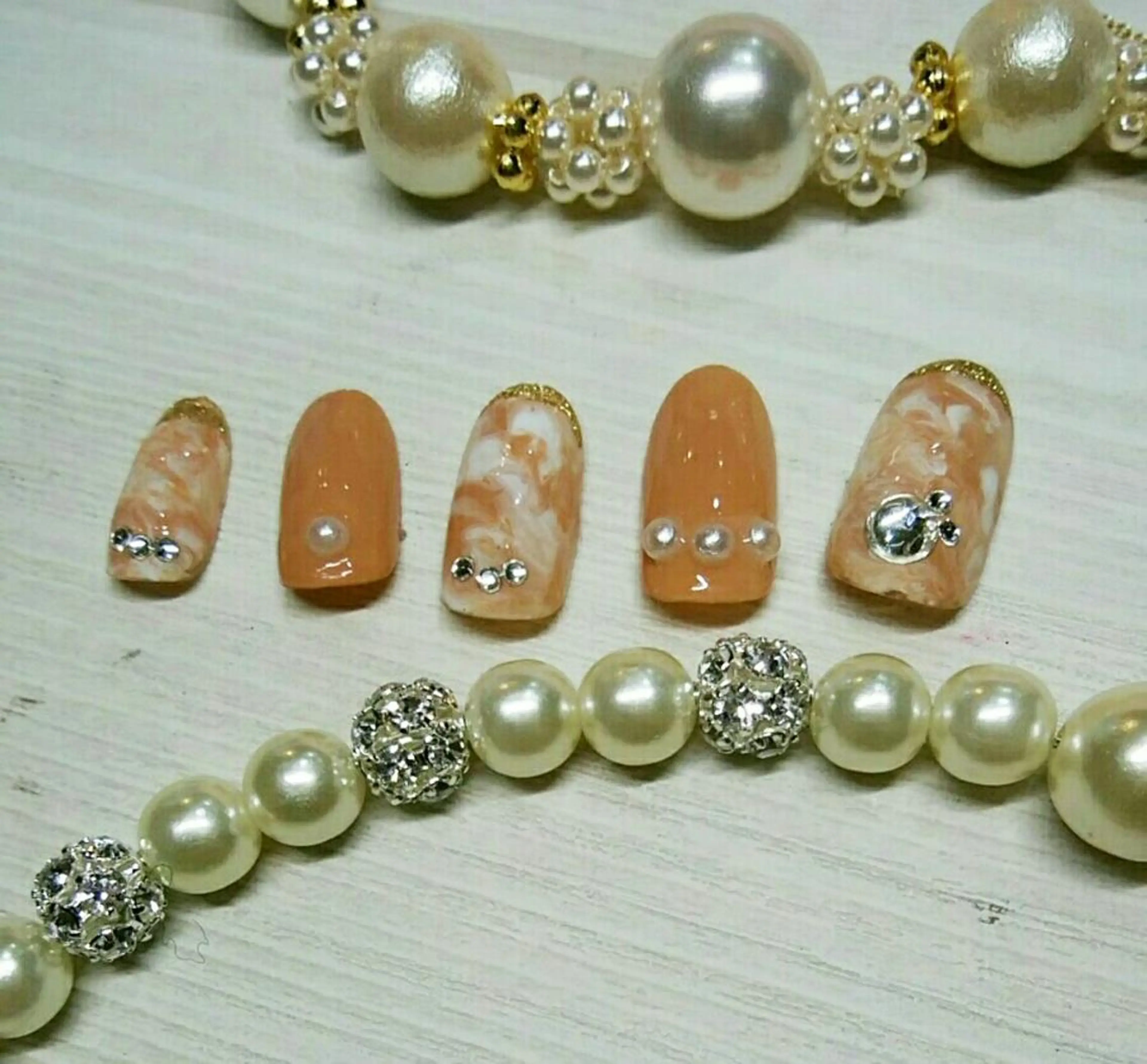 ネイル 大理石ネイル(マーブル) ネイリスト AIKOのネイルデザイン