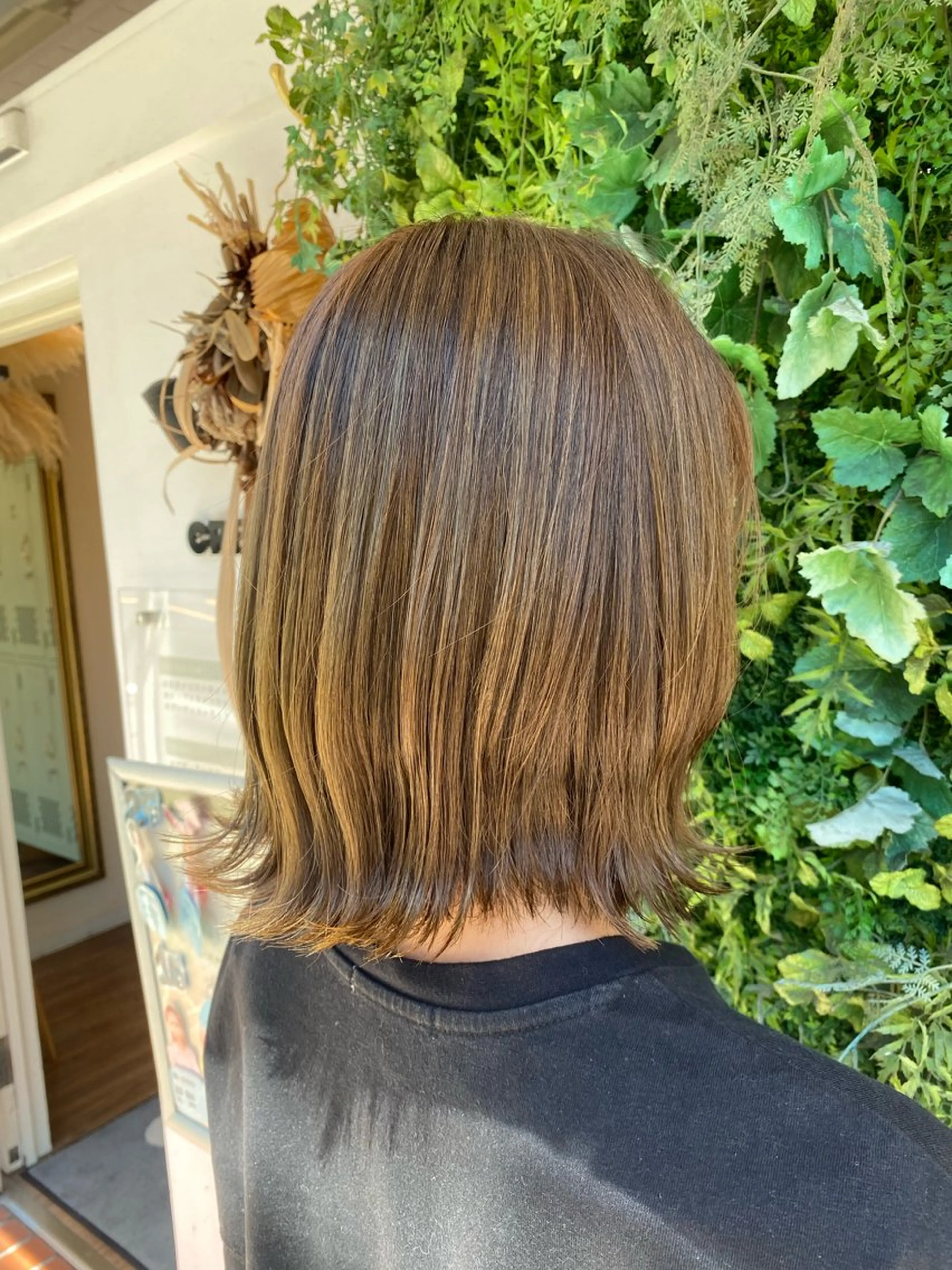 ミディアム カラー カット ヘアカラー 透明感カラー/韓国 ヘア🩶yuri🩵のヘアスタイル