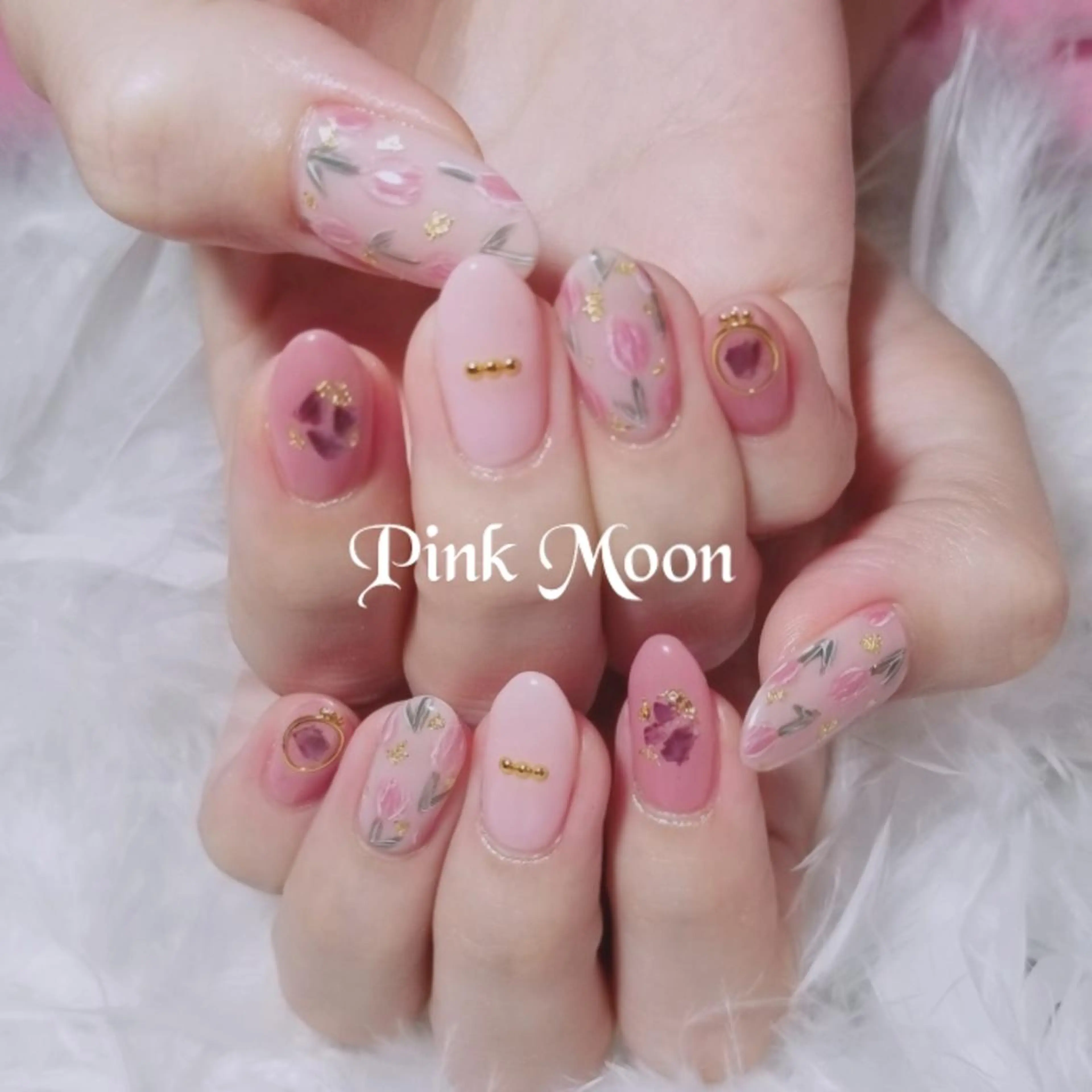 ネイル その他(ネイル) PinkMoon Nozomiのネイルデザイン