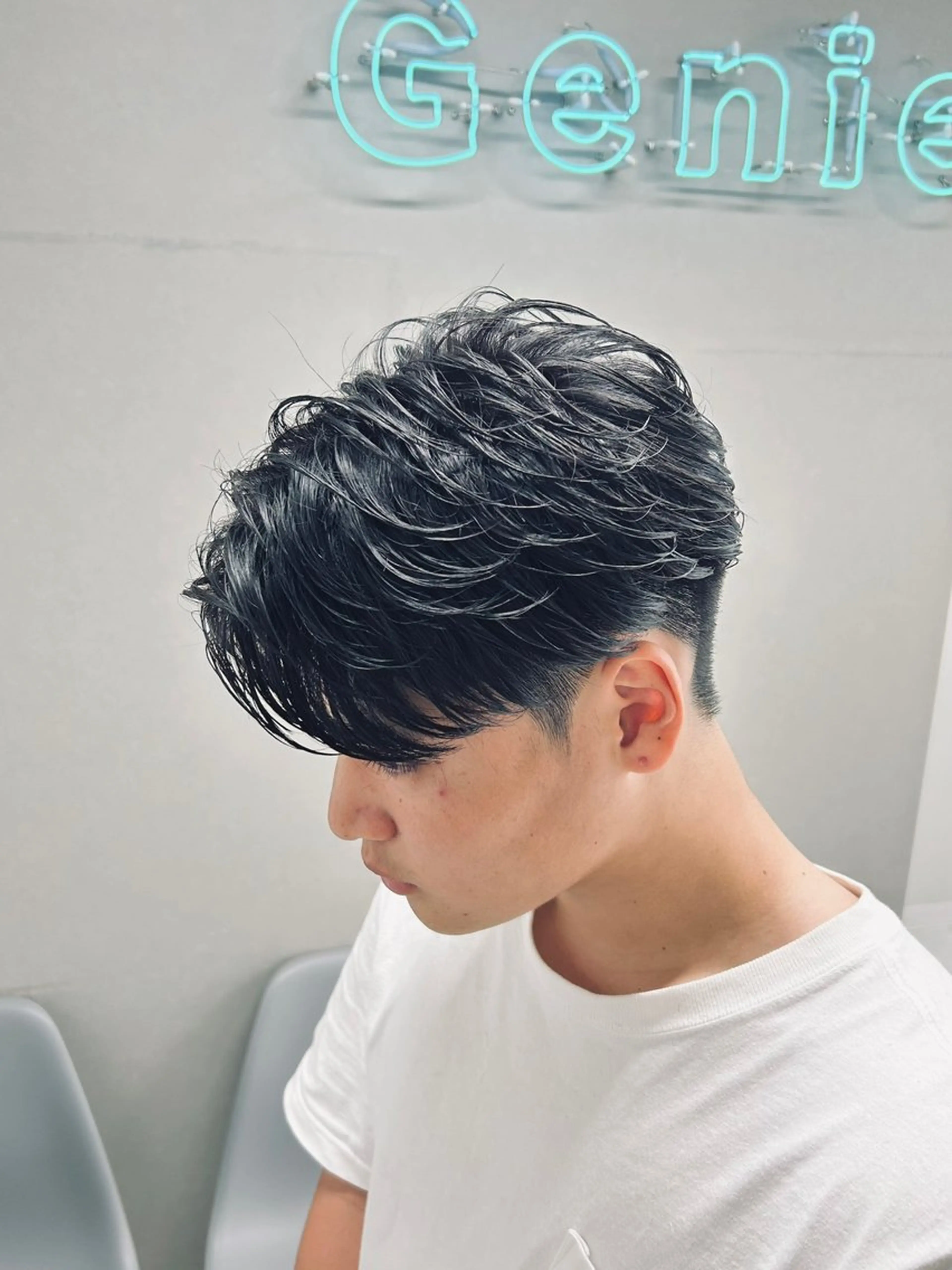ミディアム パーマ メンズ 🏁メンズパーマ/ RYOYAのヘアスタイル