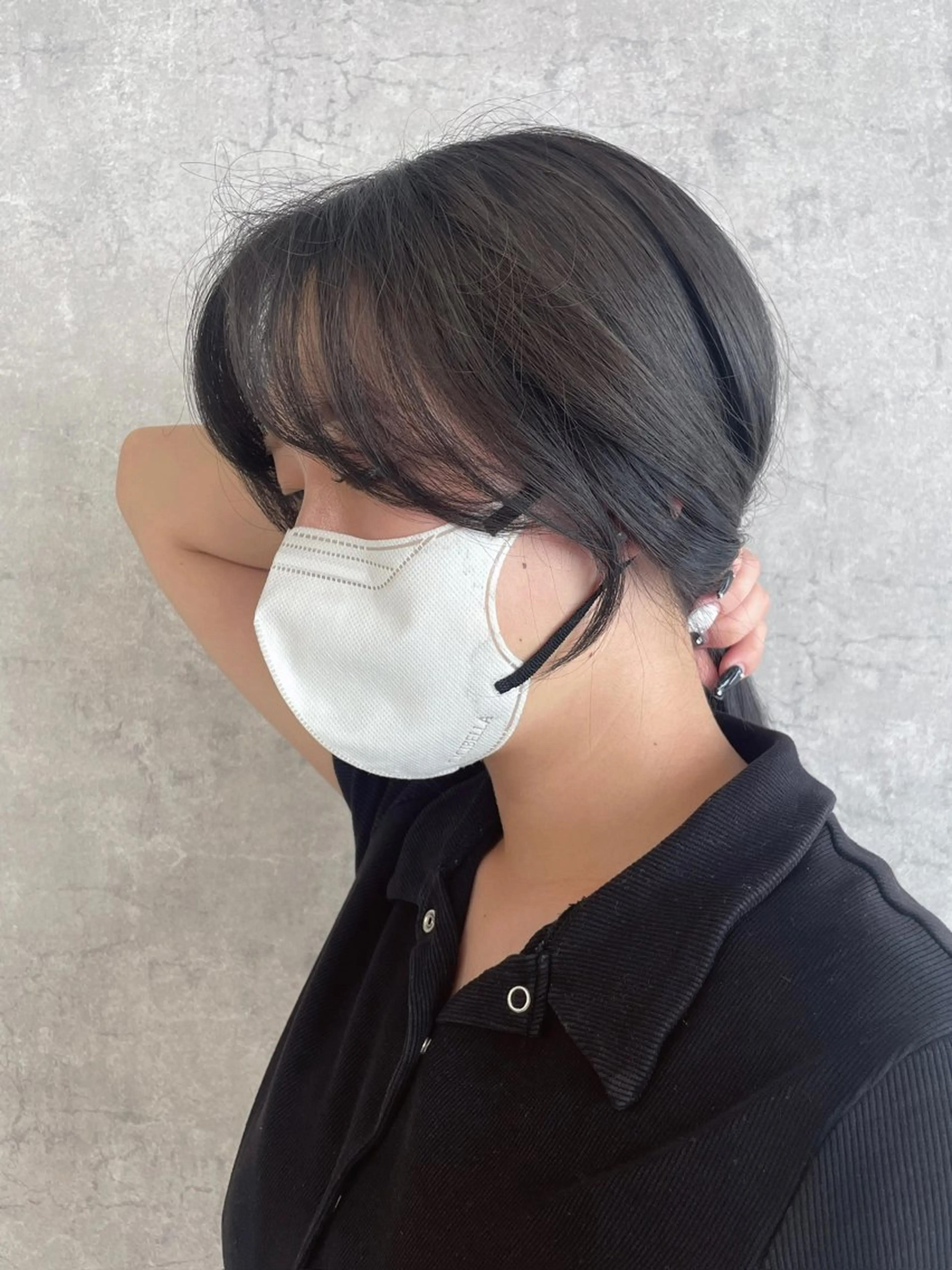 ミディアム 顔まわりレイヤー 顔周りカット 姫カット 髪質改善 韓国風ヘア カット トリートメント トレンド韓国ヘア 🇰🇷のんのヘアスタイル