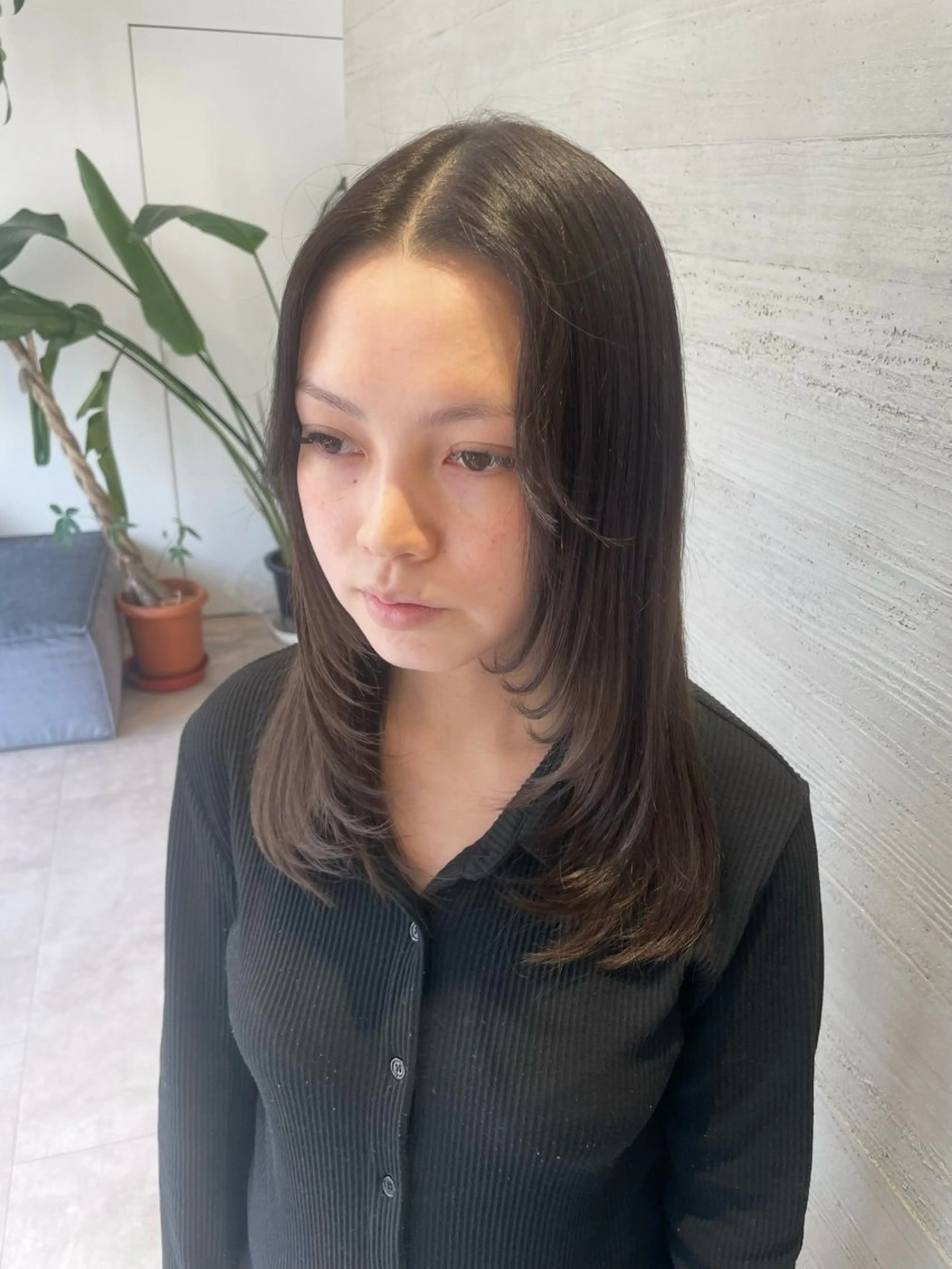 ロング ヘアアレンジ 顔周りカット ハイレイヤー レイヤーカット .⋆⟡💖 Marin💖⟡⋆.のヘアスタイル