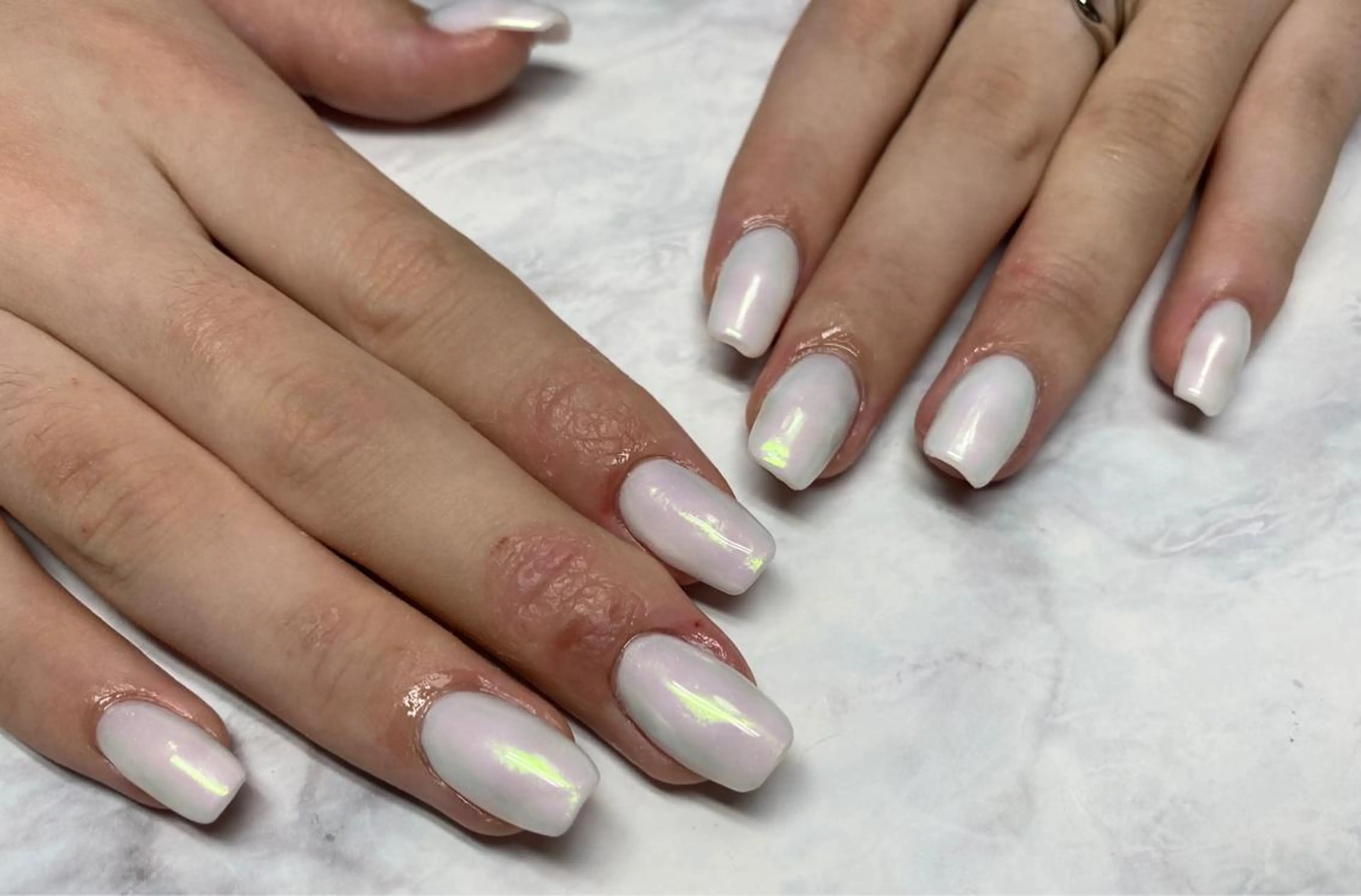 ネイル オーロラネイル ハンドネイル フットネイル Mana‪ ‪·͜· ❤︎‬のネイルデザイン