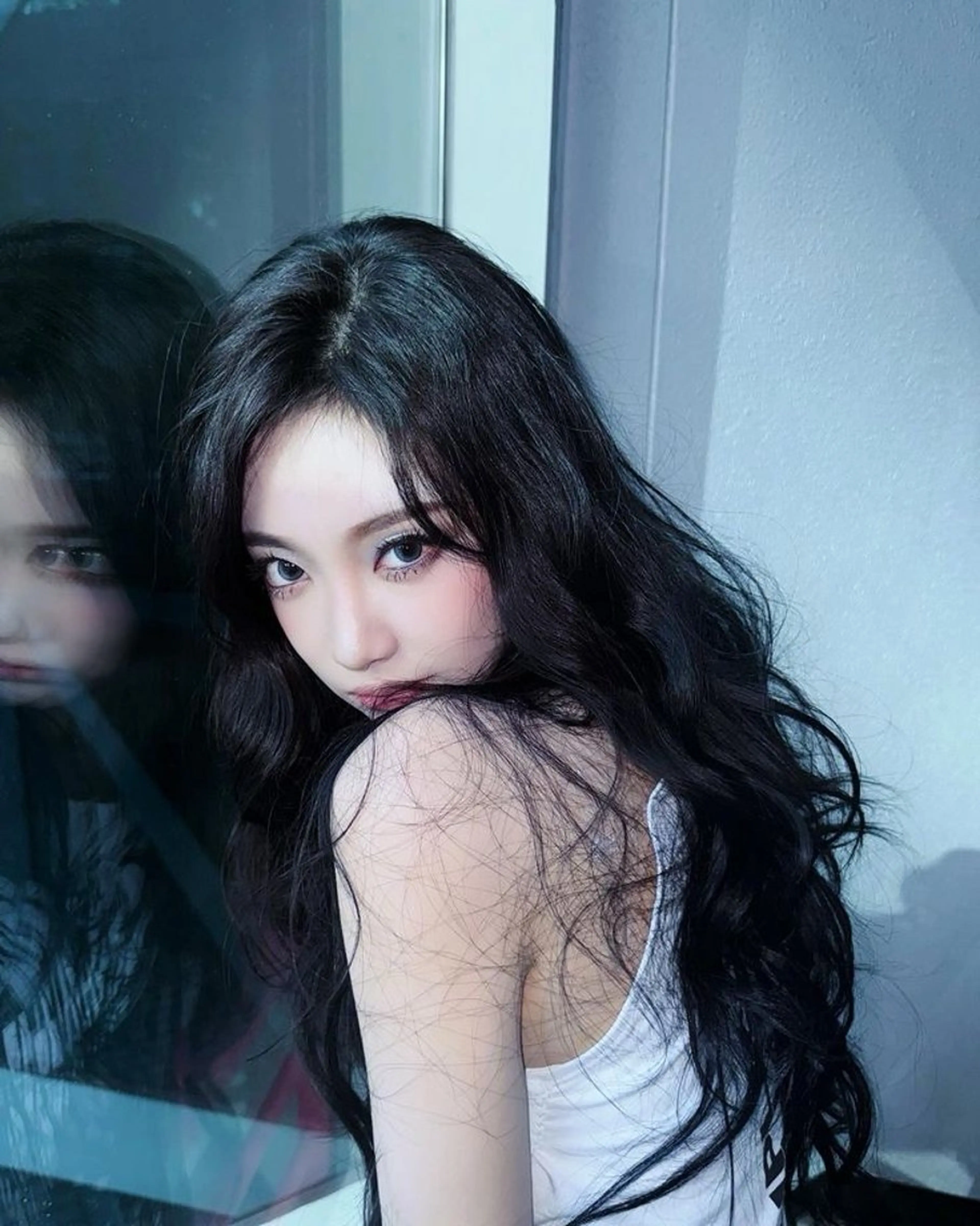 ロング カラー ヘアアレンジ カット ヘアカラー トリートメント 大人っぽ中韓レディ ヘア🤍MAOのヘアスタイル