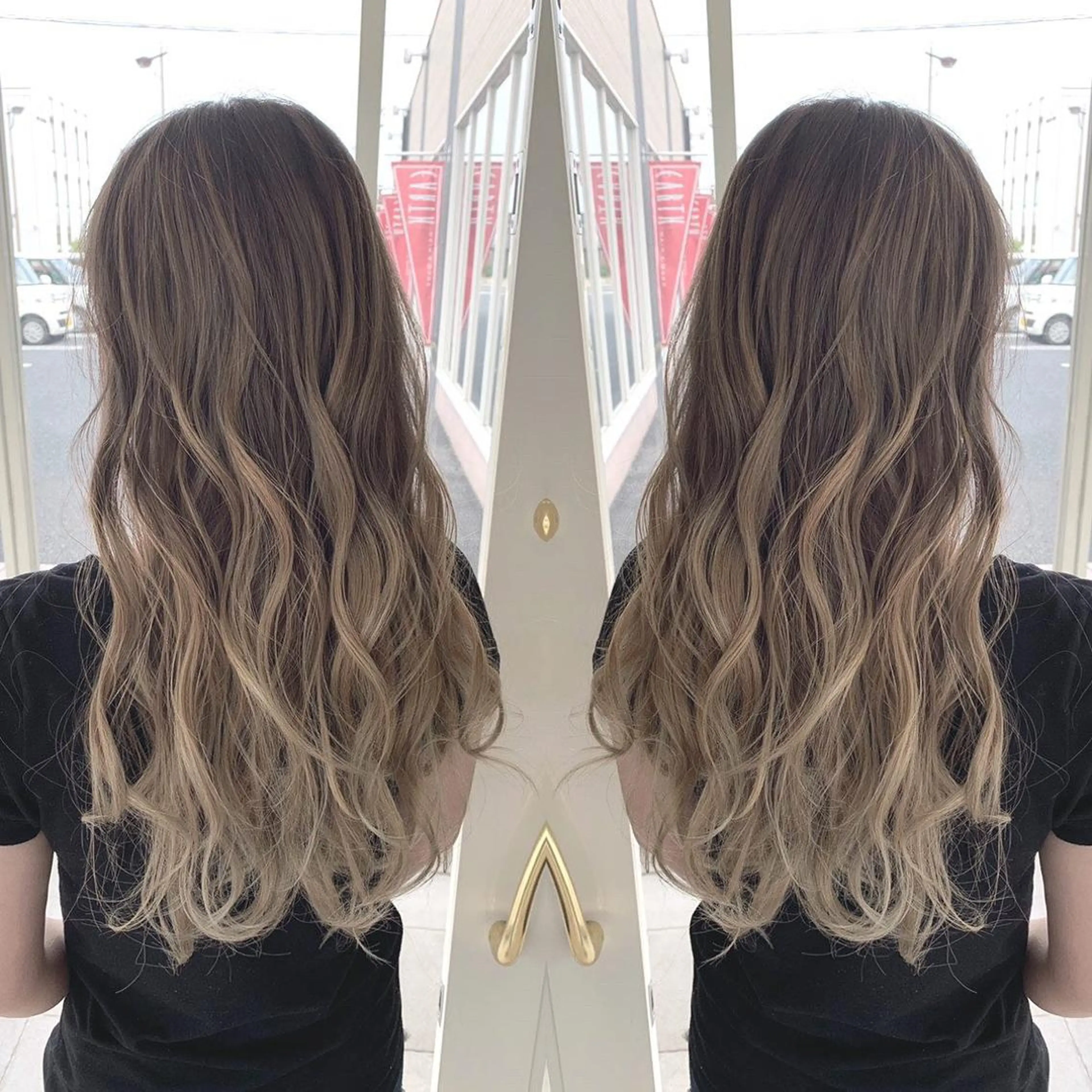 ロング カラー EARTH石巻店 尾形  裕のヘアスタイル