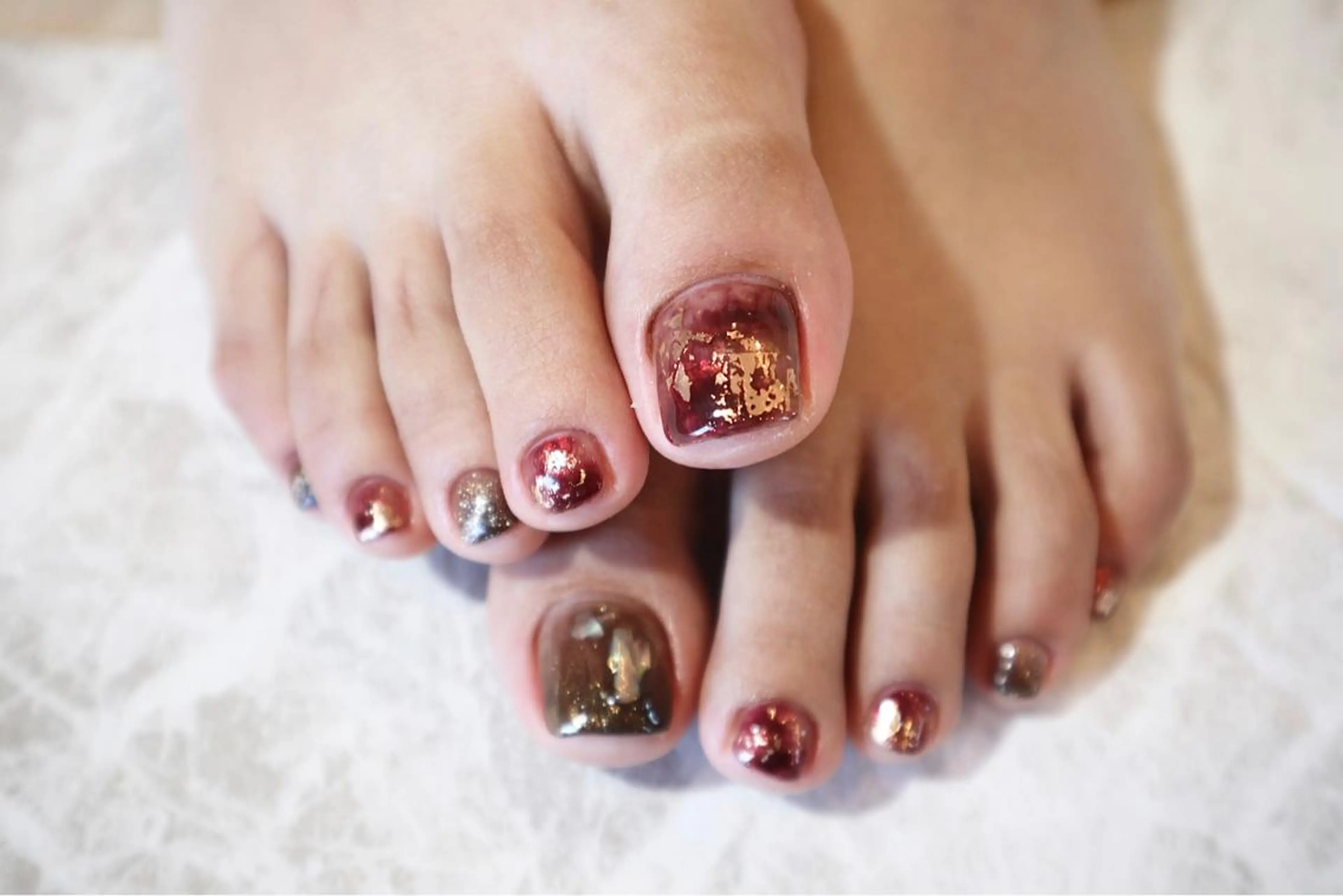 ネイル フットネイル 小河 仁美のネイルデザイン