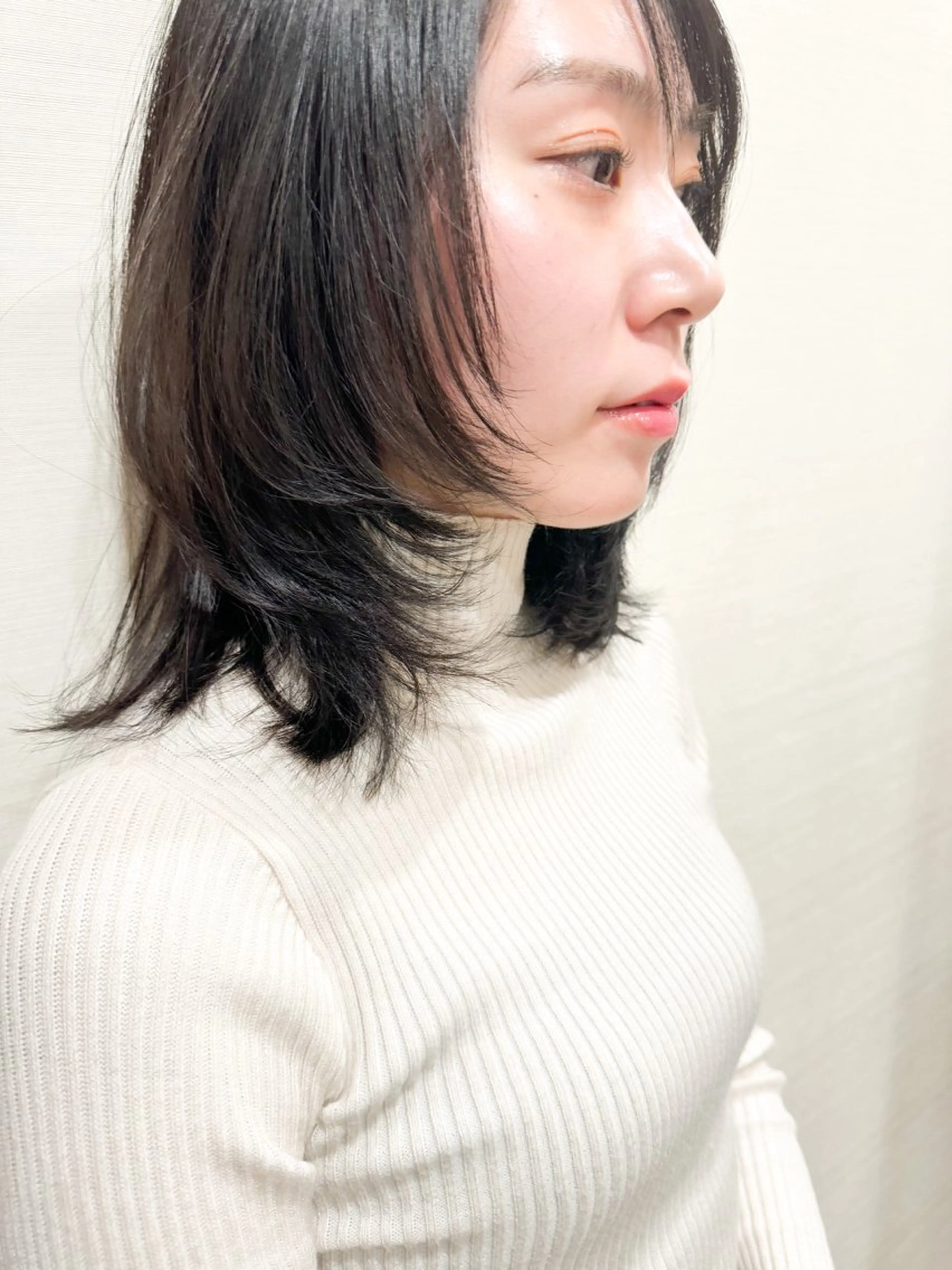 ミディアム カラー パーマ ヘアアレンジ 池田 雅史のヘアスタイル