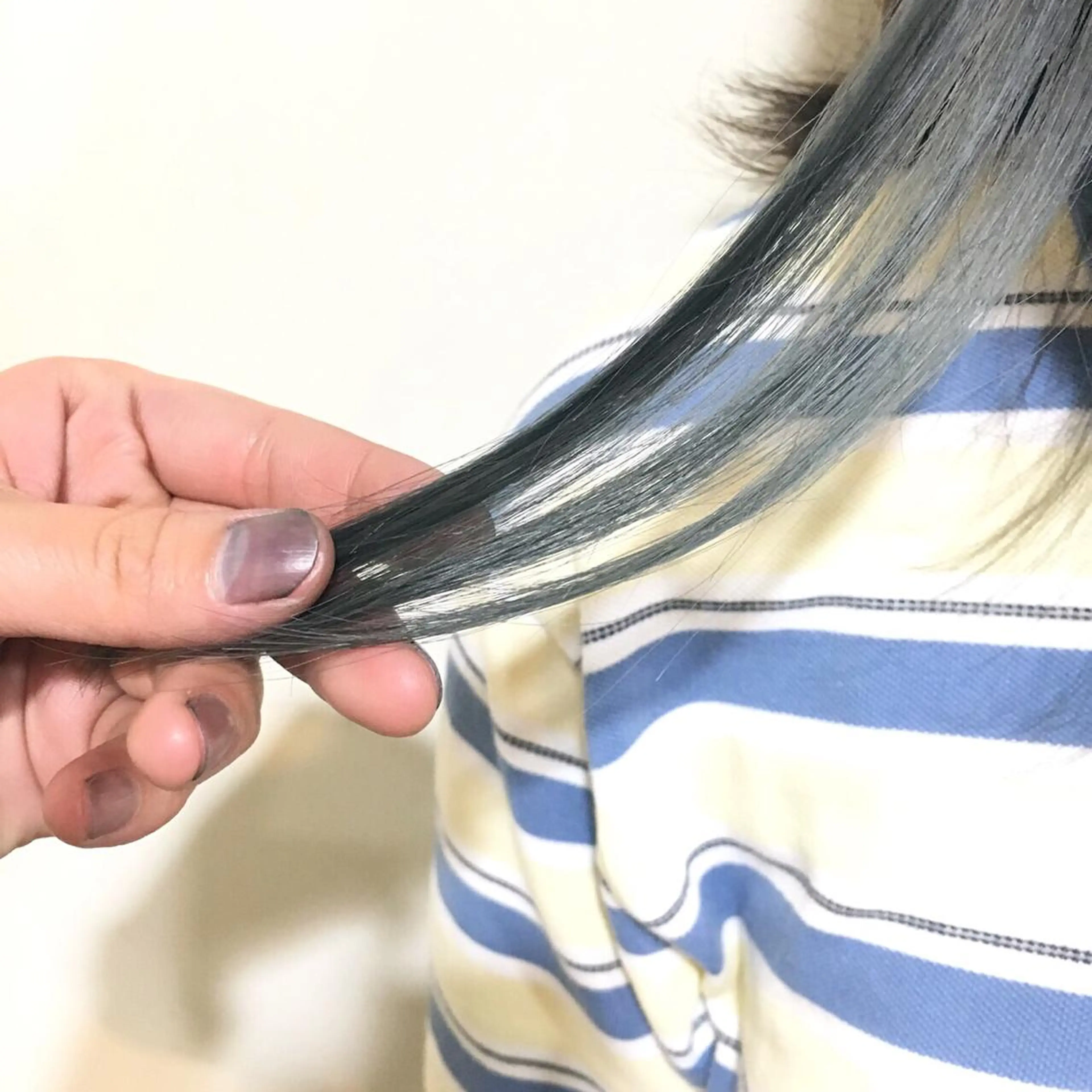 ショート ミディアム セミロング ロング カラー パーマ ヘアアレンジ ブルーカラー 岡田 杏のエステ・リラクイメージ