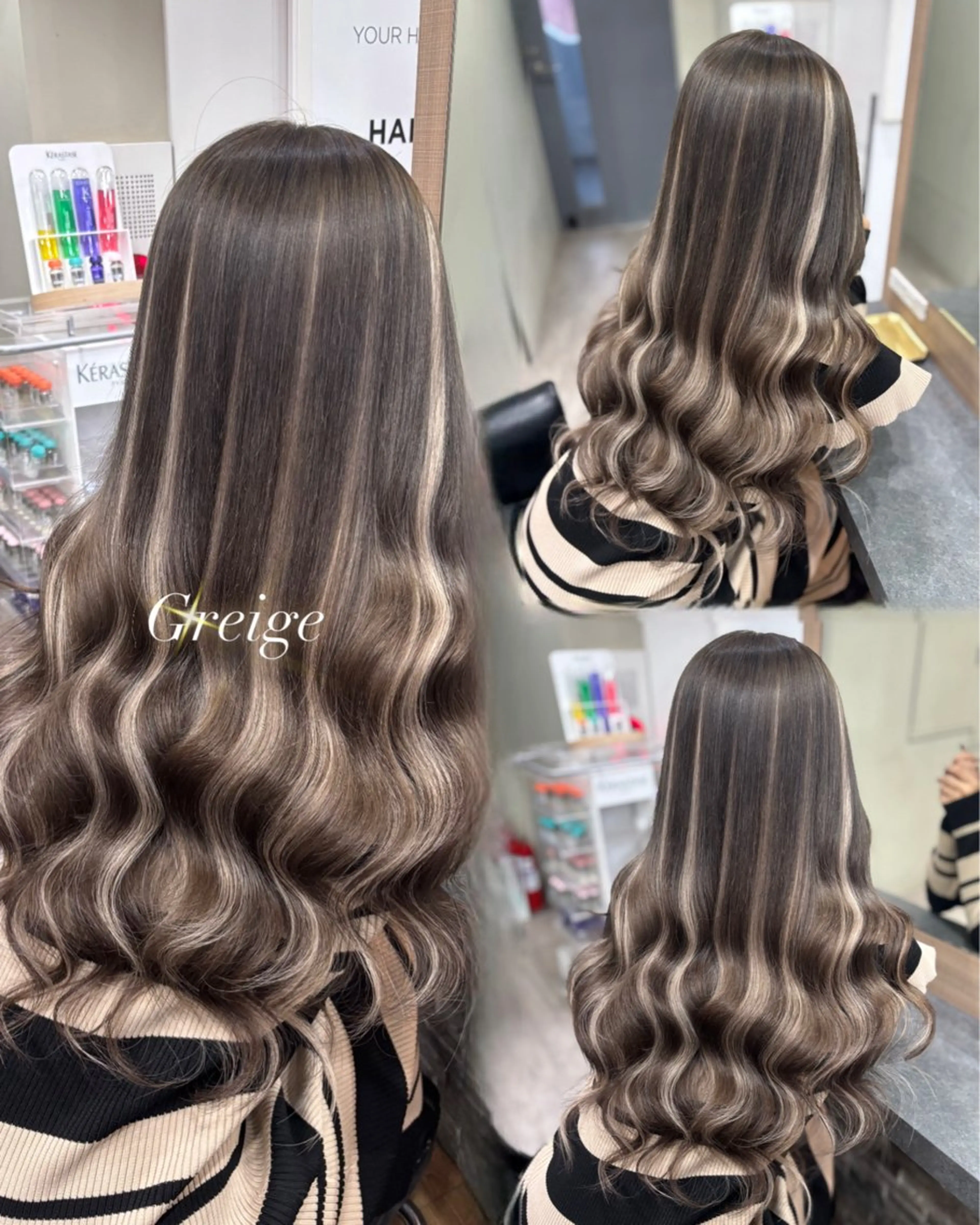 ロング カラー シールエクステ ブリーチ エクステ 髪質改善 レイヤーカット ヘアカラー エクステ 横浜/エクステ特化× 艶カラー/あいかのヘアスタイル