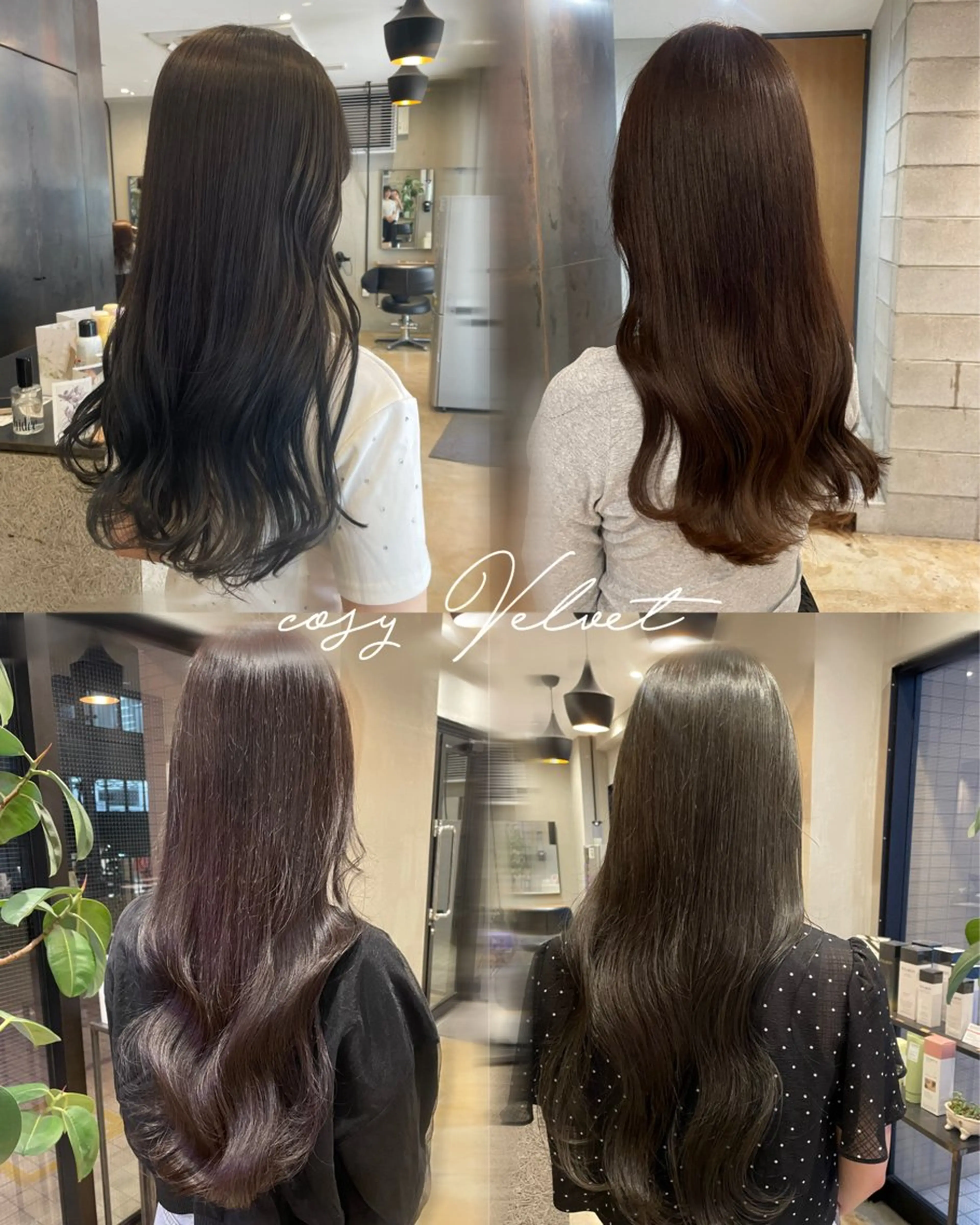 セミロング カラー ブリーチ 透明感カラー ブリーチなしカラー 博多/ブリーチ/レイ ヤーカット/莉子のヘアスタイル