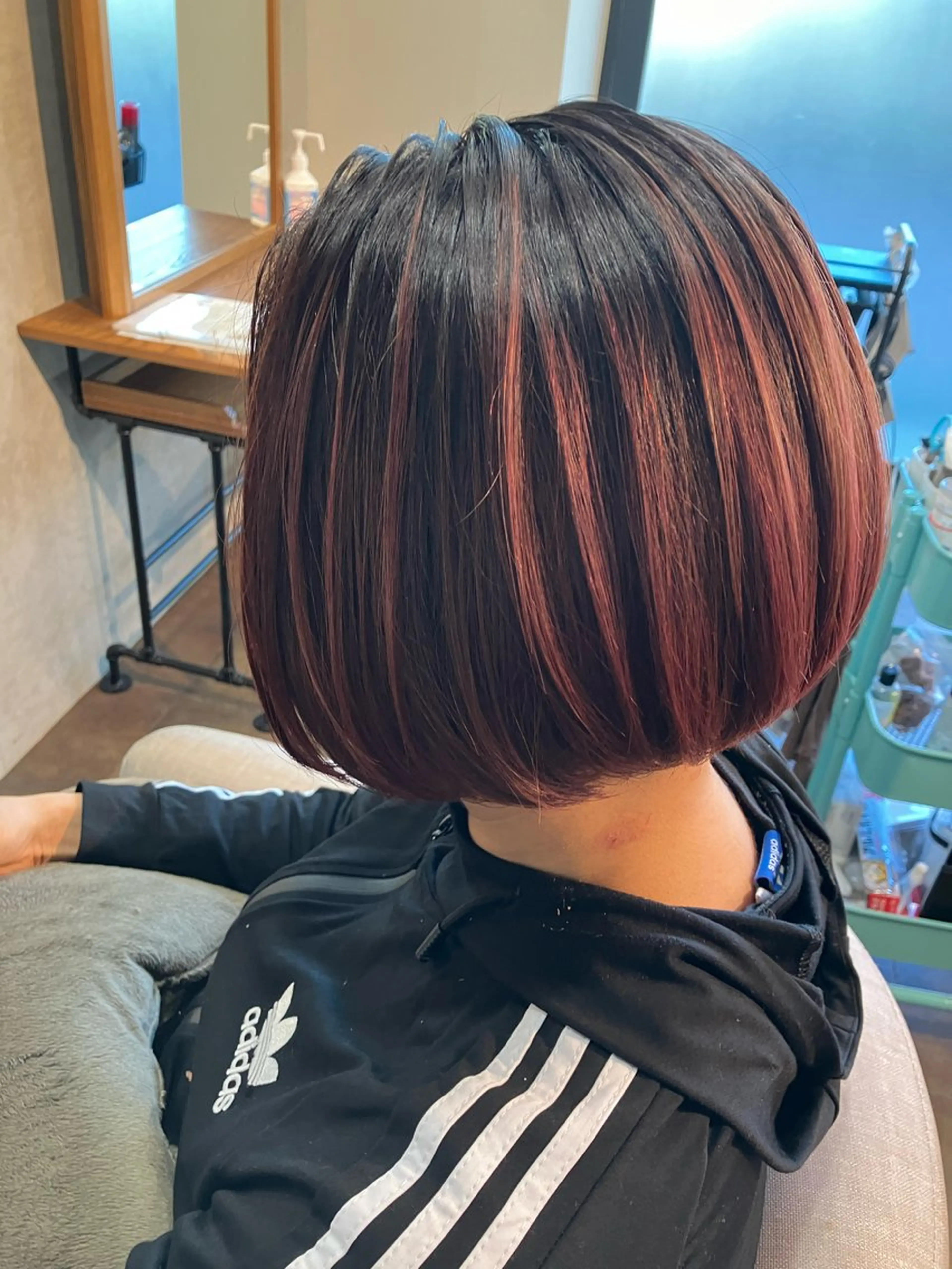 ショート ショートボブ ボブ ハイライト ショートヘア Hair&Make Nahoのマツエク・マツパデザイン