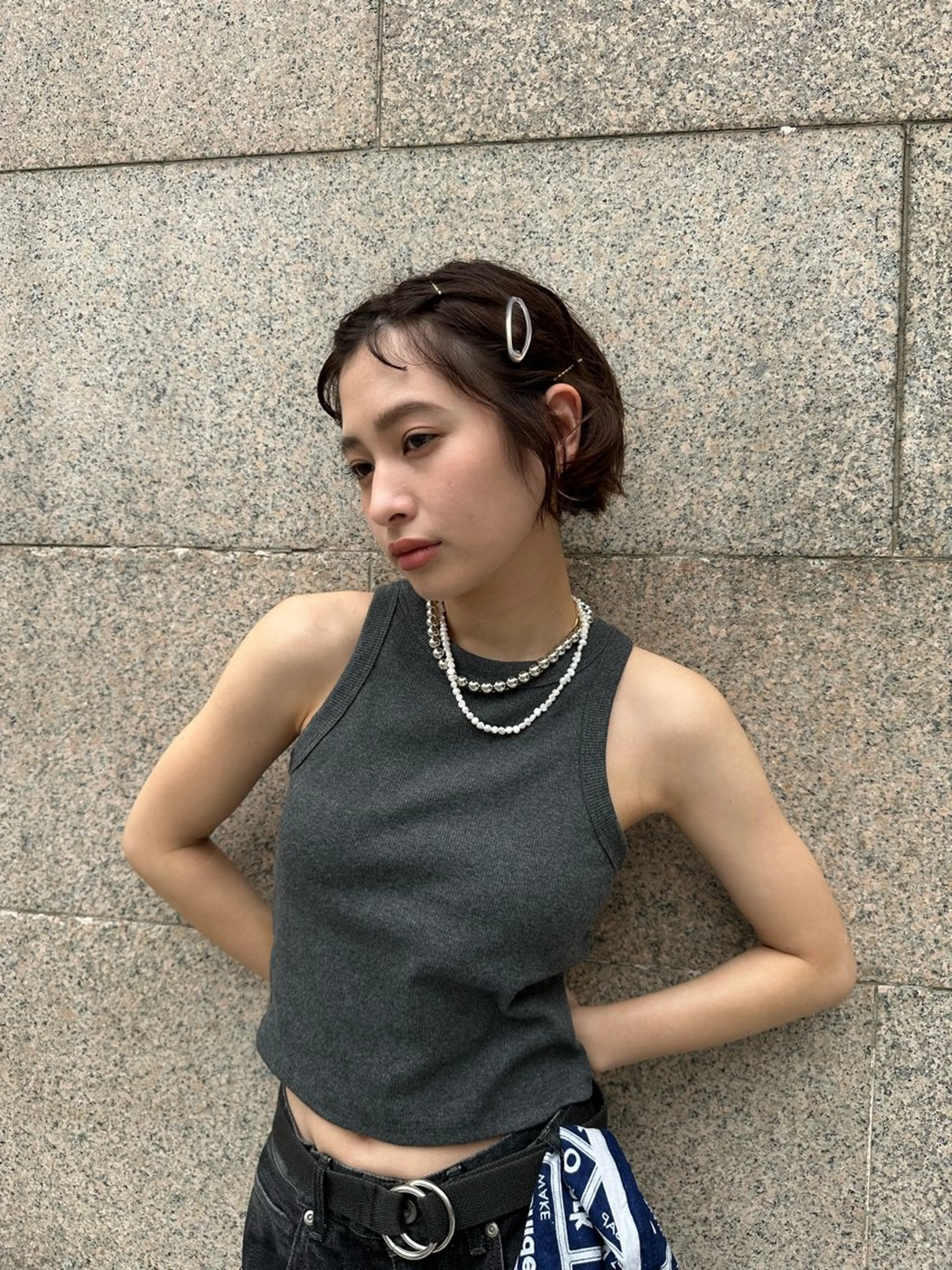 ショート パーマ ボブ ショート　ボブ メンズ　パーマのヘアスタイル