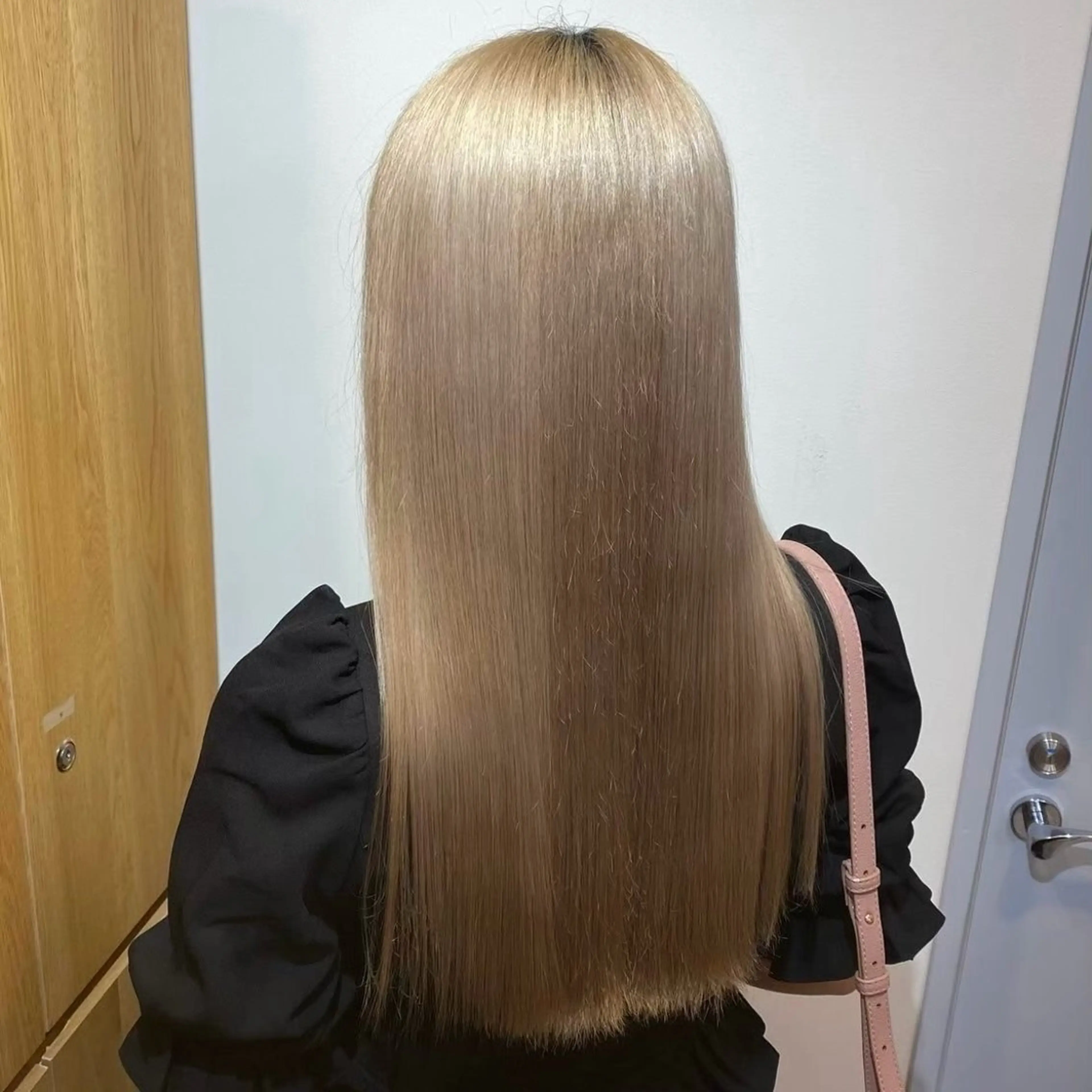 ロング 韓国風ヘア トリートメント 涼星/心斎橋/ モデル募集中👑のヘアスタイル