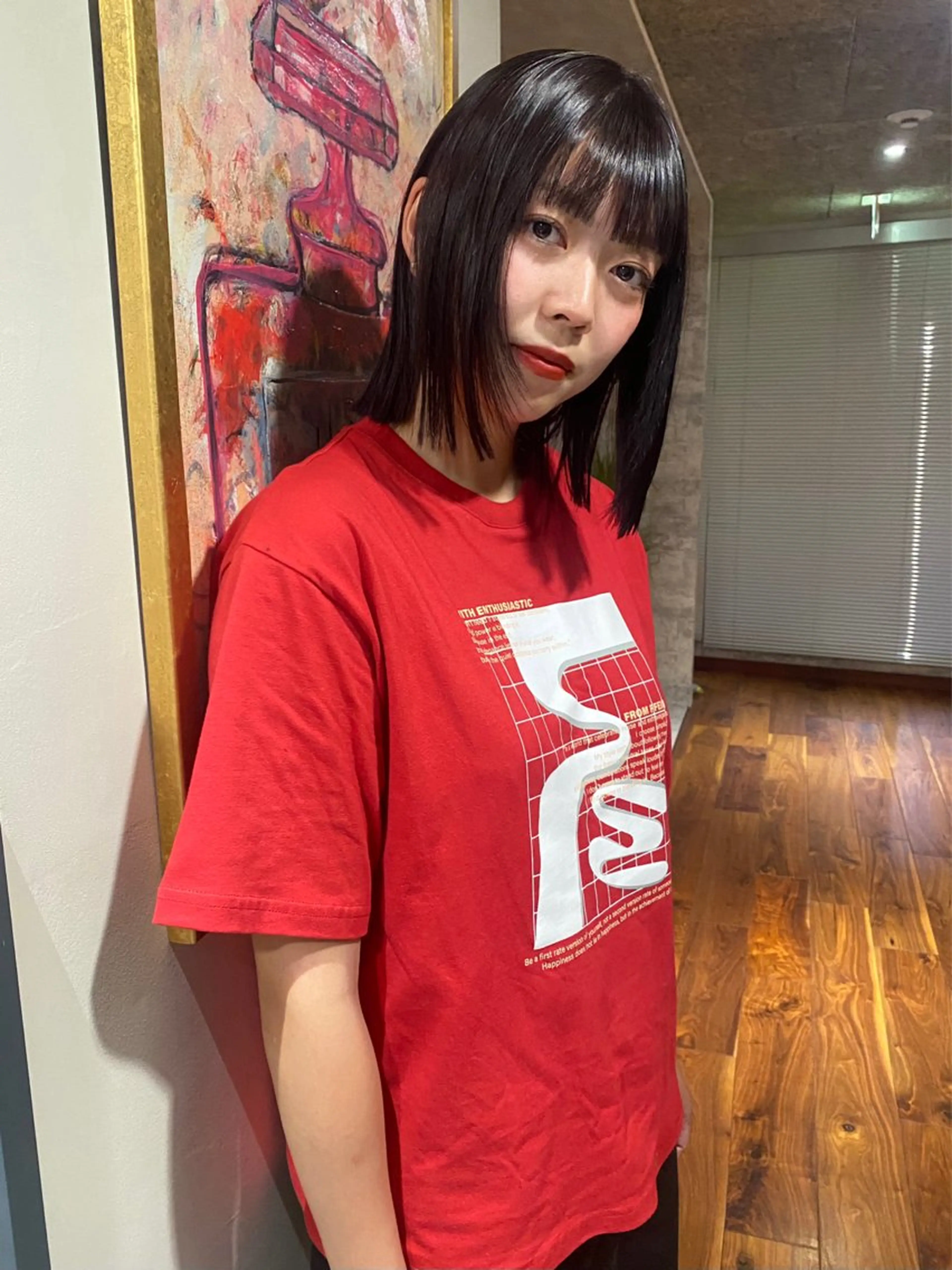 ミディアム カラー パーマ カット ヘアカラー 縮毛矯正 トリートメント mai / linoah˚✧のヘアスタイル