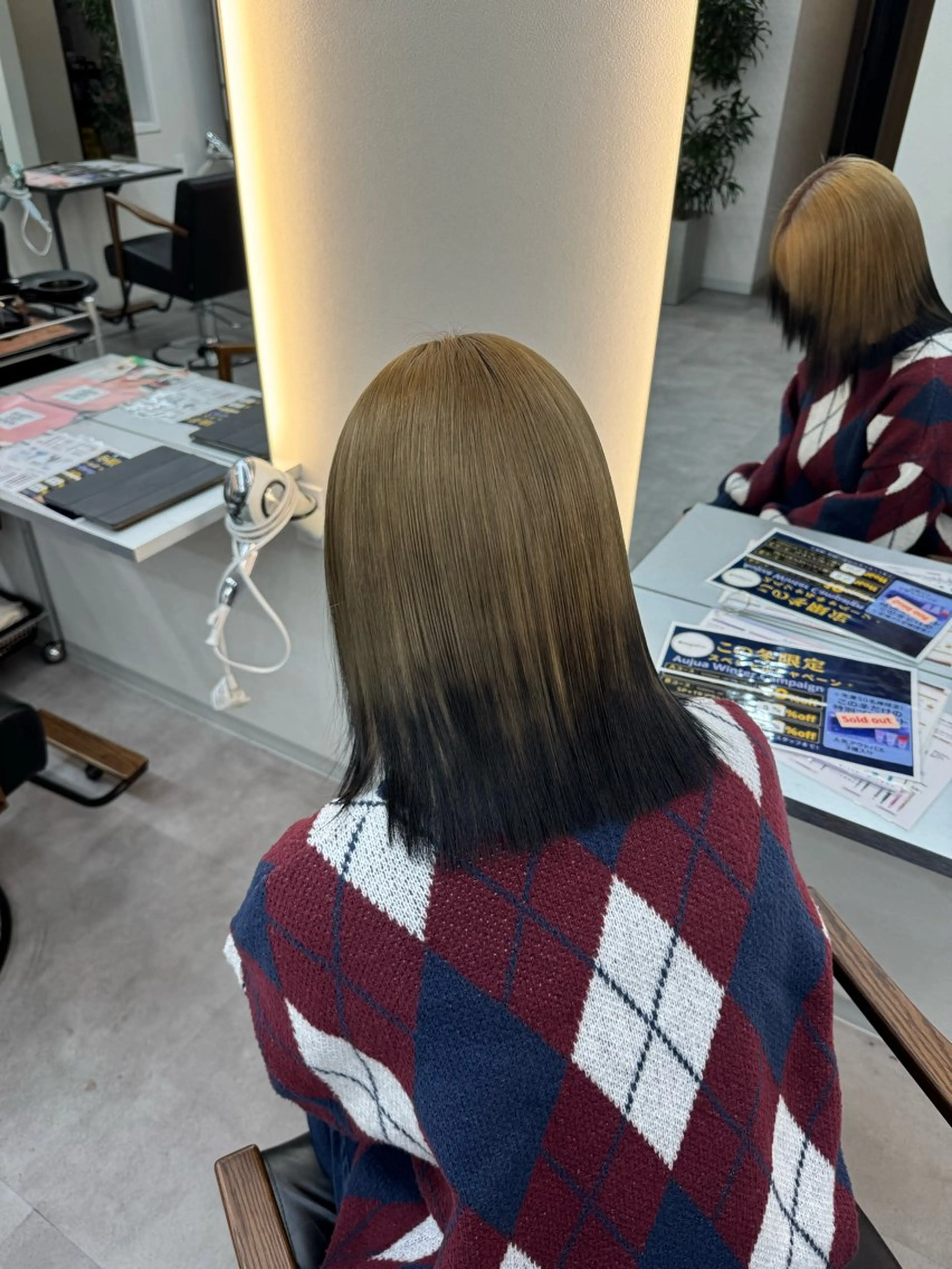 ミディアム カラー 🌼RIENS/原田 菜々華🌼のヘアスタイル