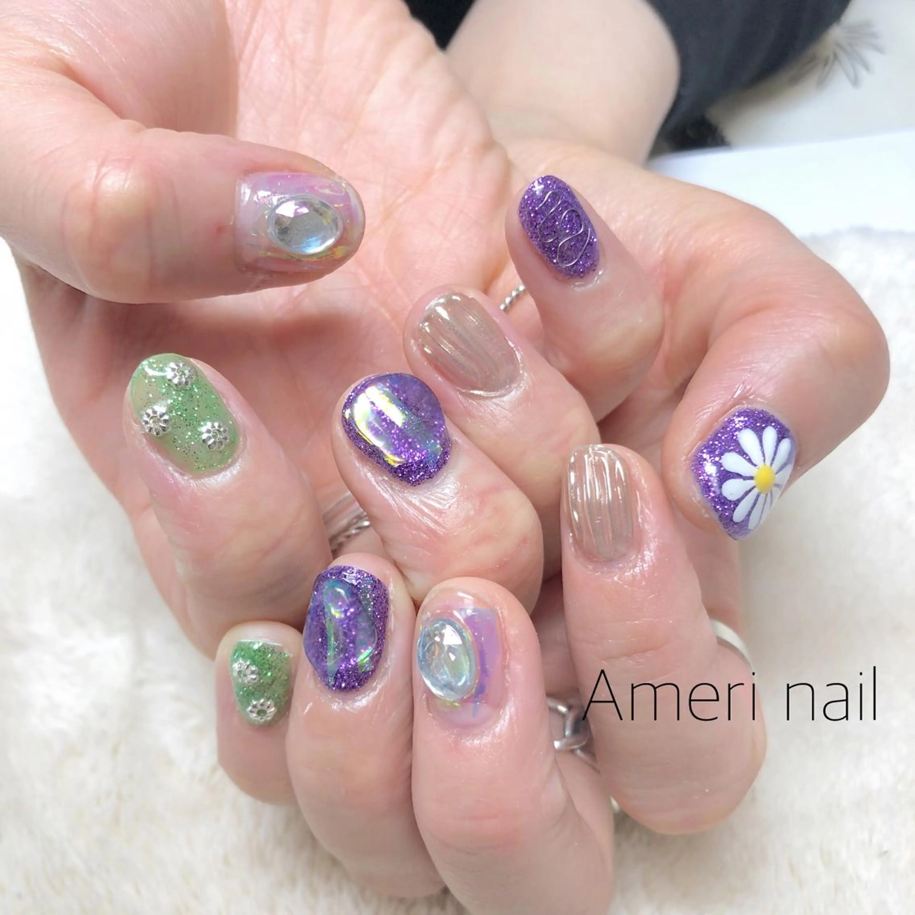 ネイル ハンドネイル Ameri nail /UKIのネイルデザイン