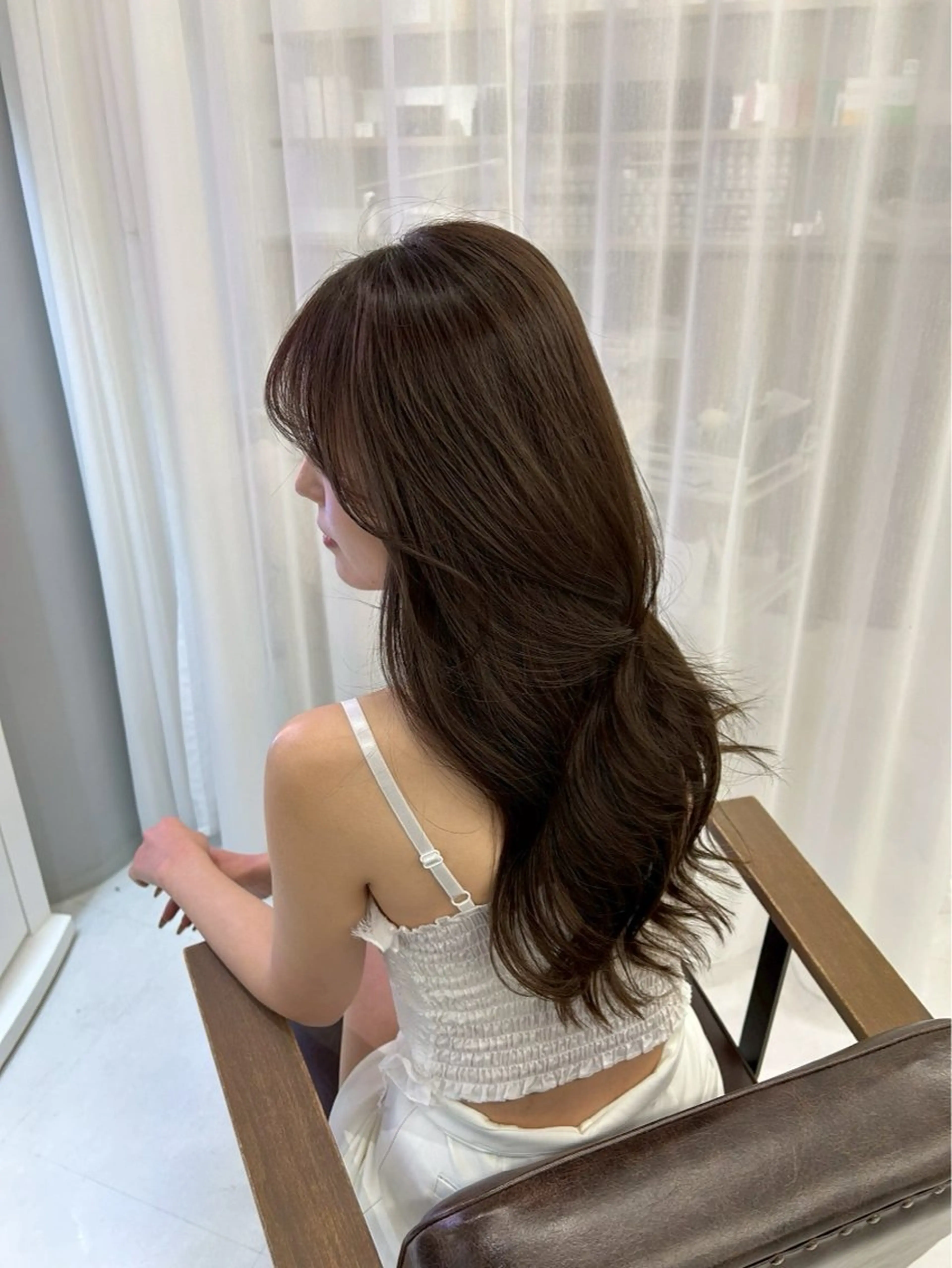 ロング 坂本 小春のヘアスタイル