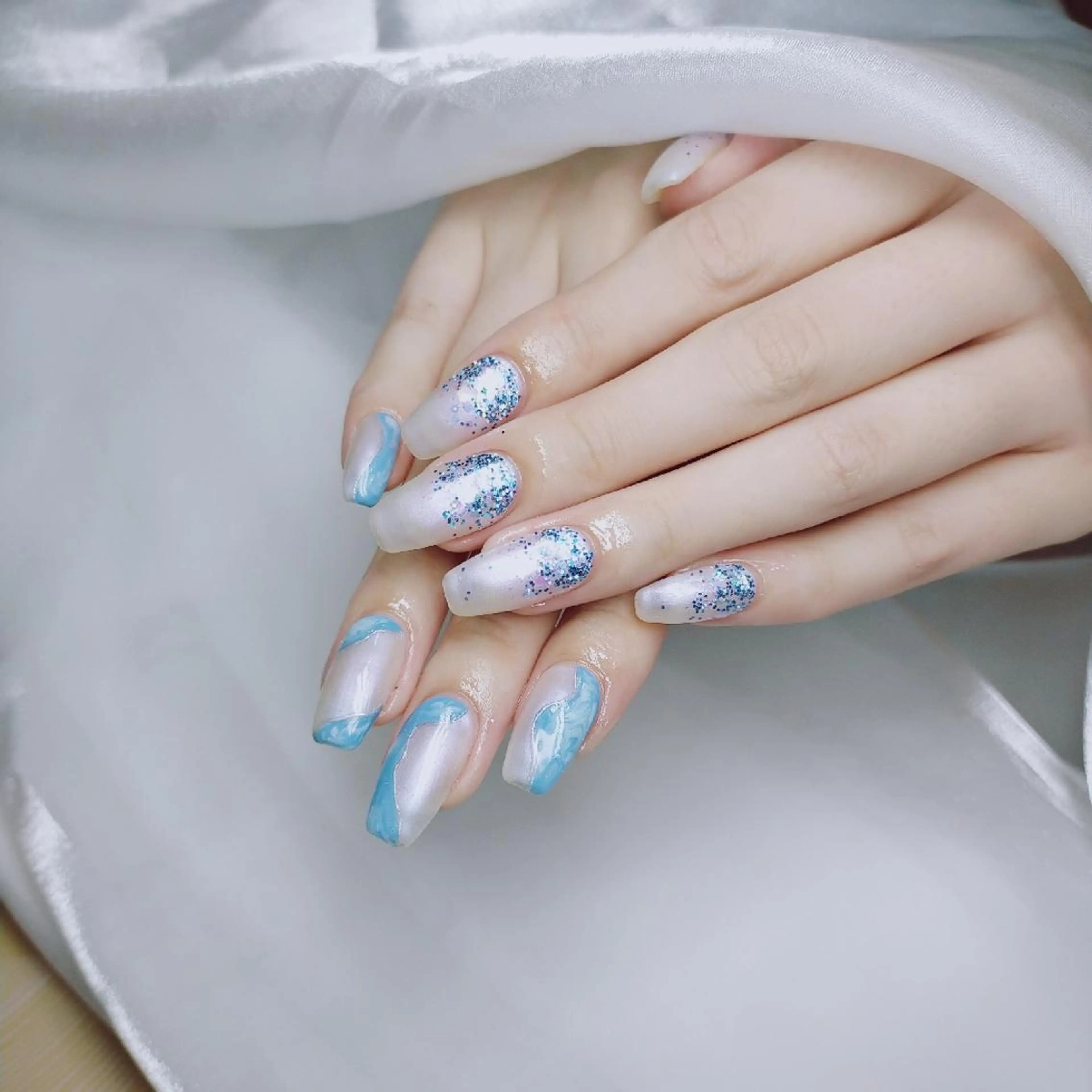 ネイル ハンドネイル 森 ネイルサロンのネイルデザイン