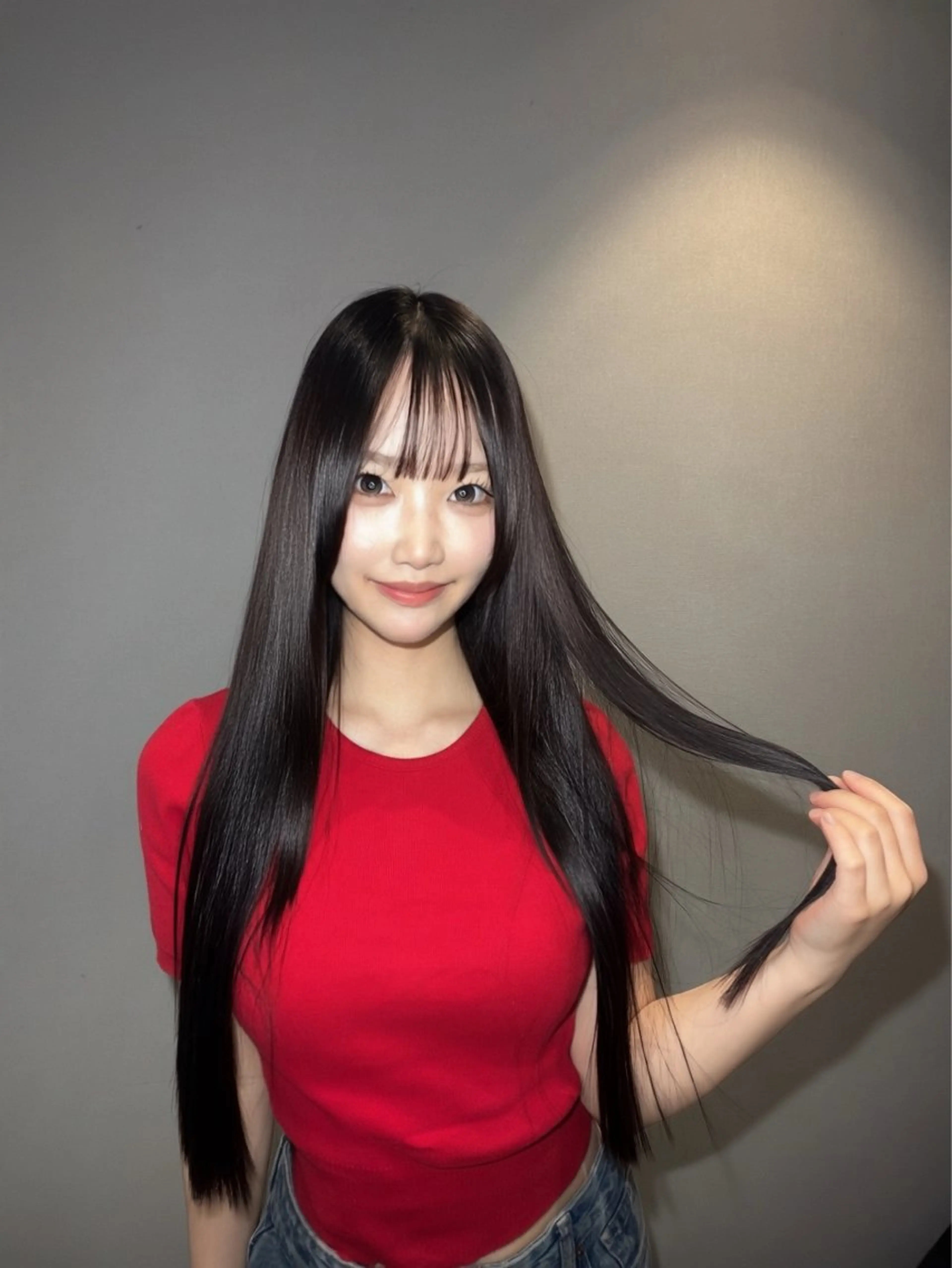ロング 髪質改善 ヘアカラー トリートメント 髪質改善/shuki 韓国/代表取締役のヘアスタイル