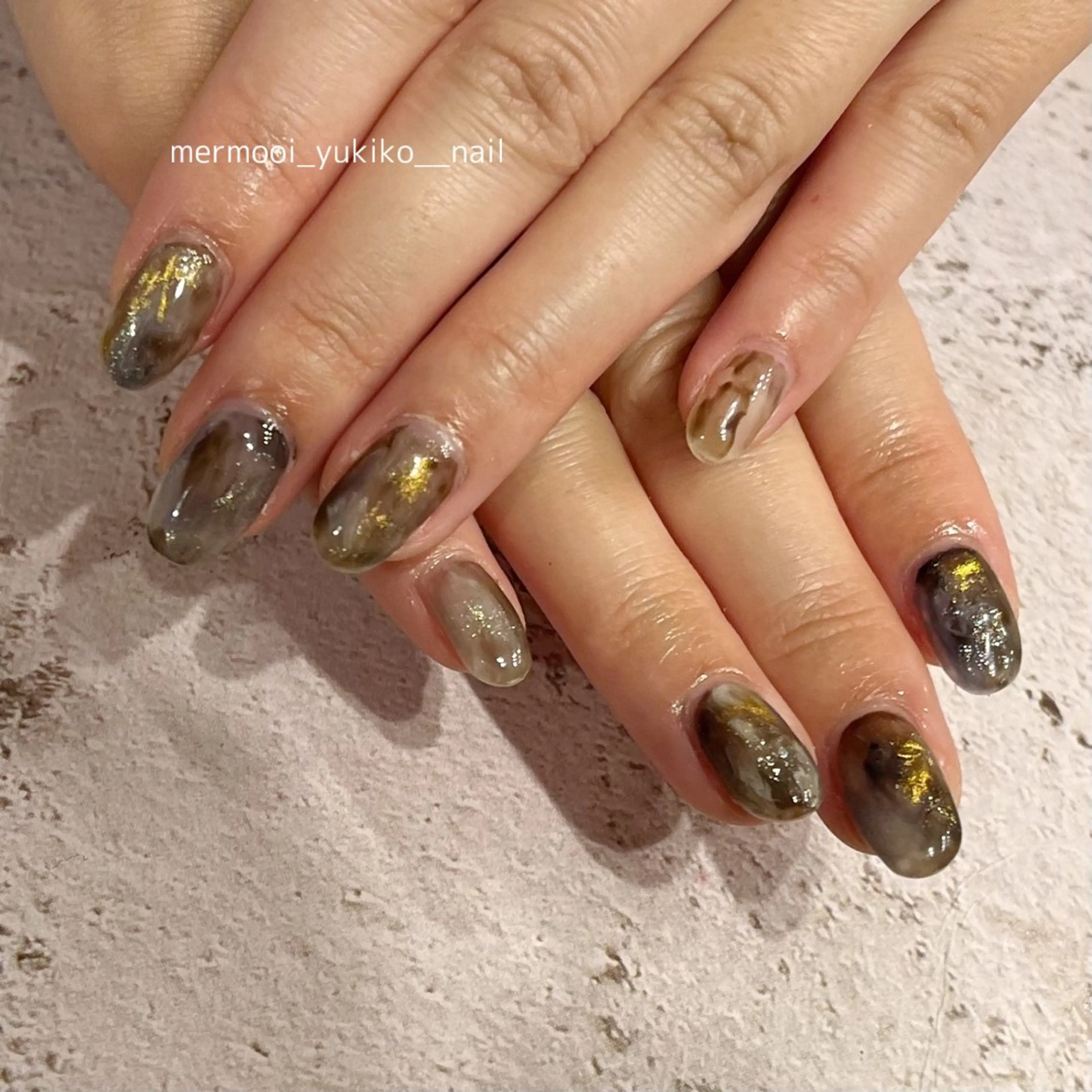 ネイル アートネイル クリアネイル ジェルネイル 韓国ネイル マグネットネイル melumooi nailのネイルデザイン