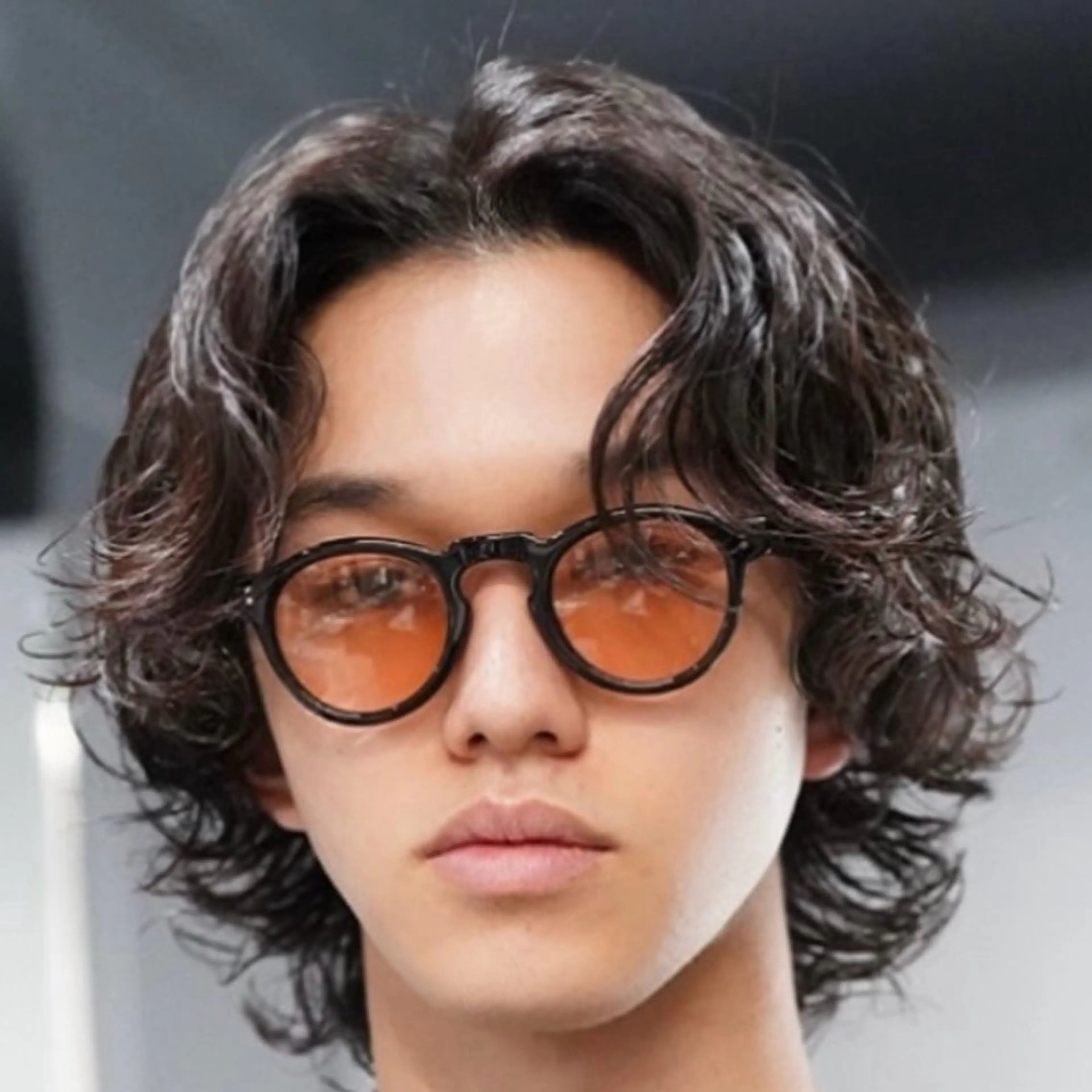 ミディアム パーマ ヘアアレンジ メンズ カット パーマ fifth 石川 凪のヘアスタイル