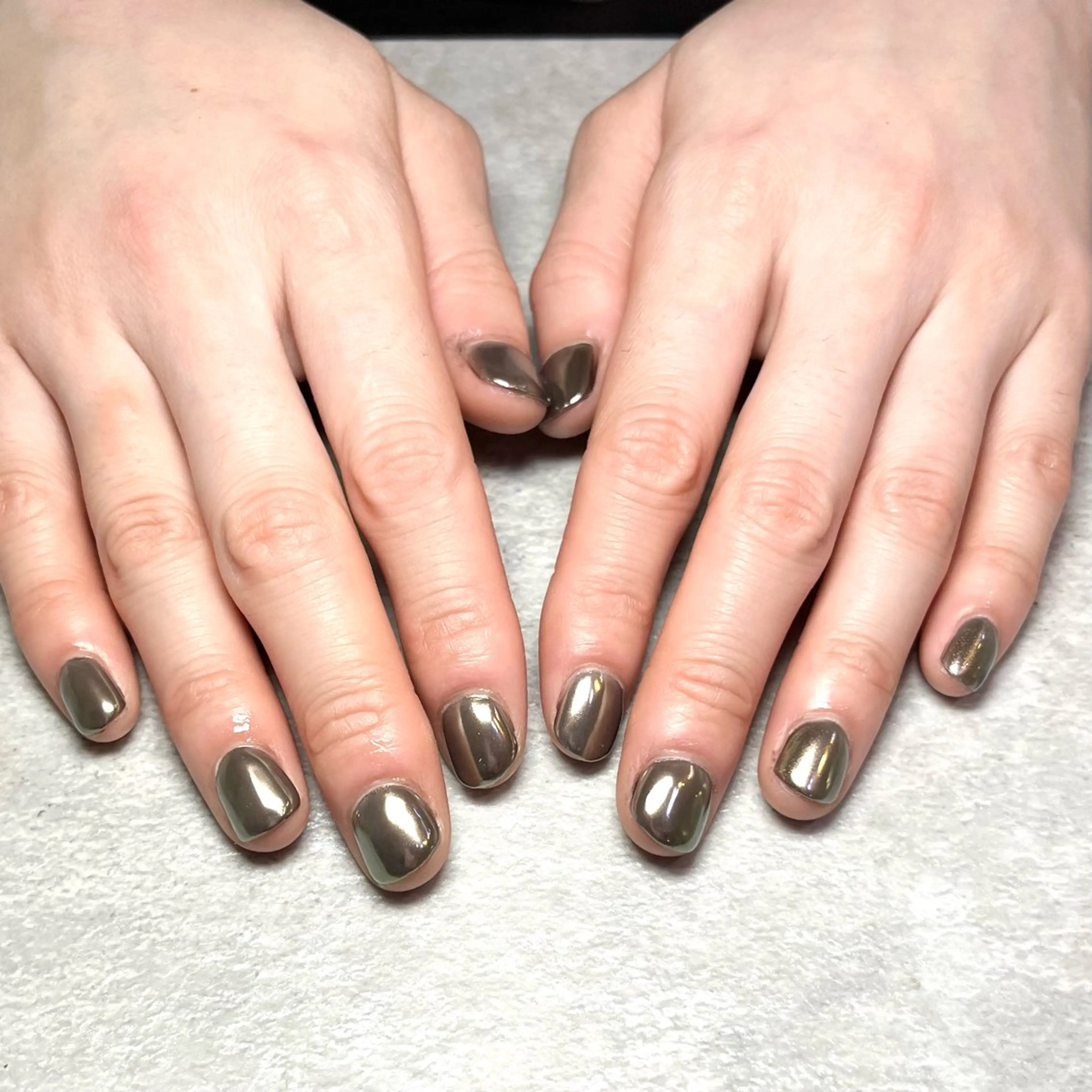 ネイル ミラーネイル ワンカラーネイル 🌻Sunrich Fuka🌻のネイルデザイン