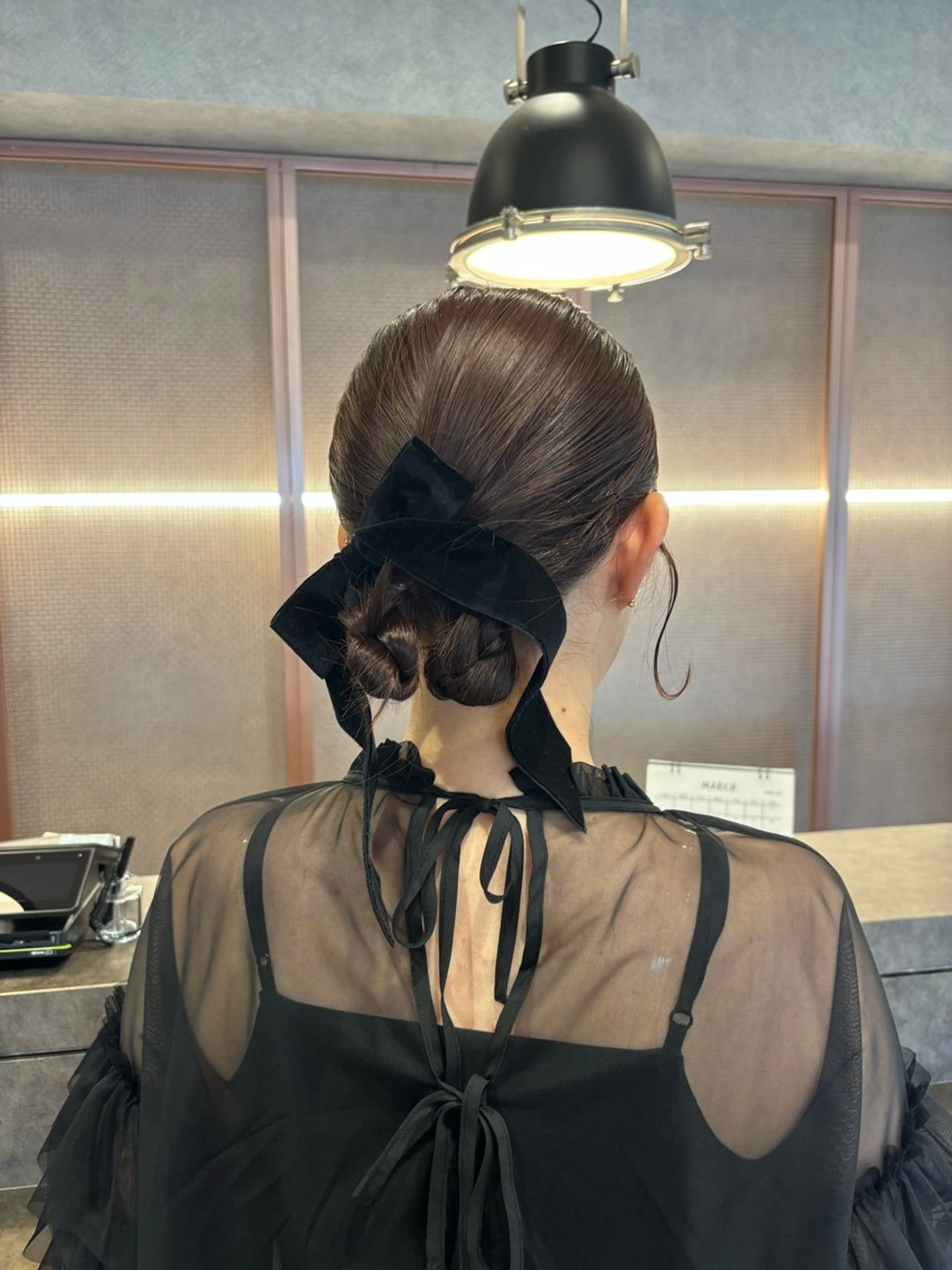 ヘアアレンジ ヘアセット 佐々木 麻純のヘアスタイル