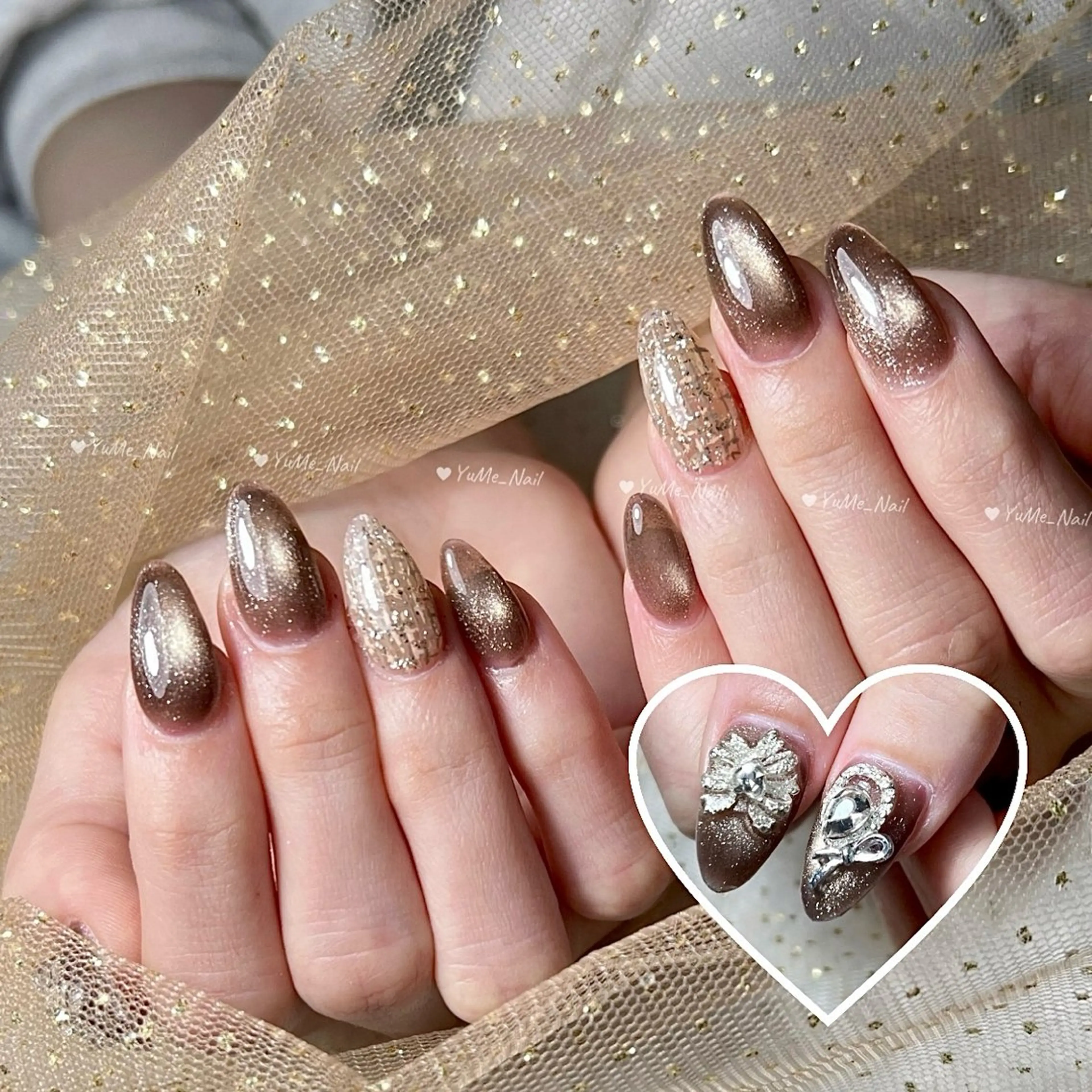 ミディアム YUME Nail Beautyのネイルデザイン