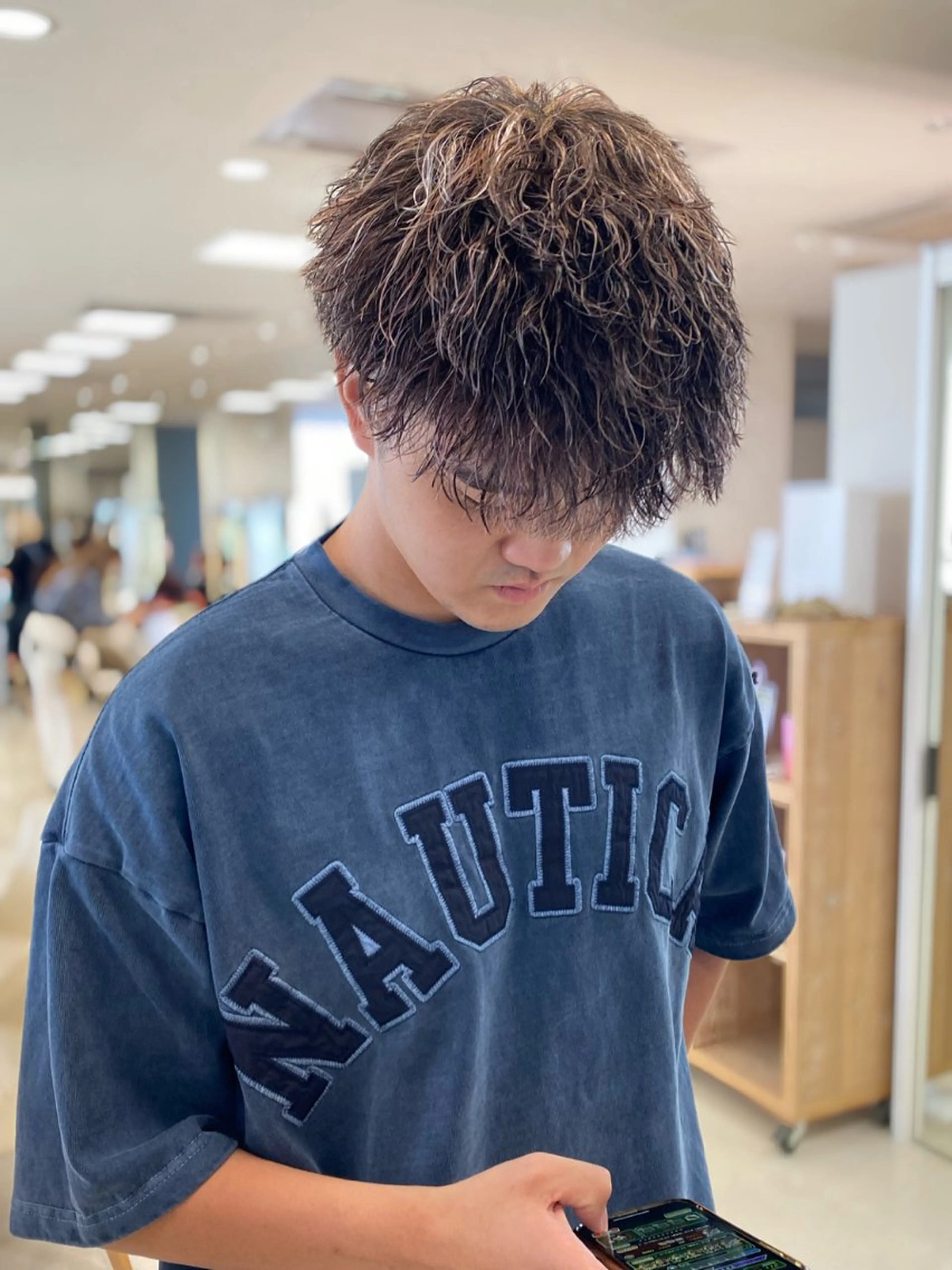 ミディアム パーマ ミディアムパーマ ニュアンスパーマ お悩み解決美容師🦚 片山/銀座/有楽町のヘアスタイル