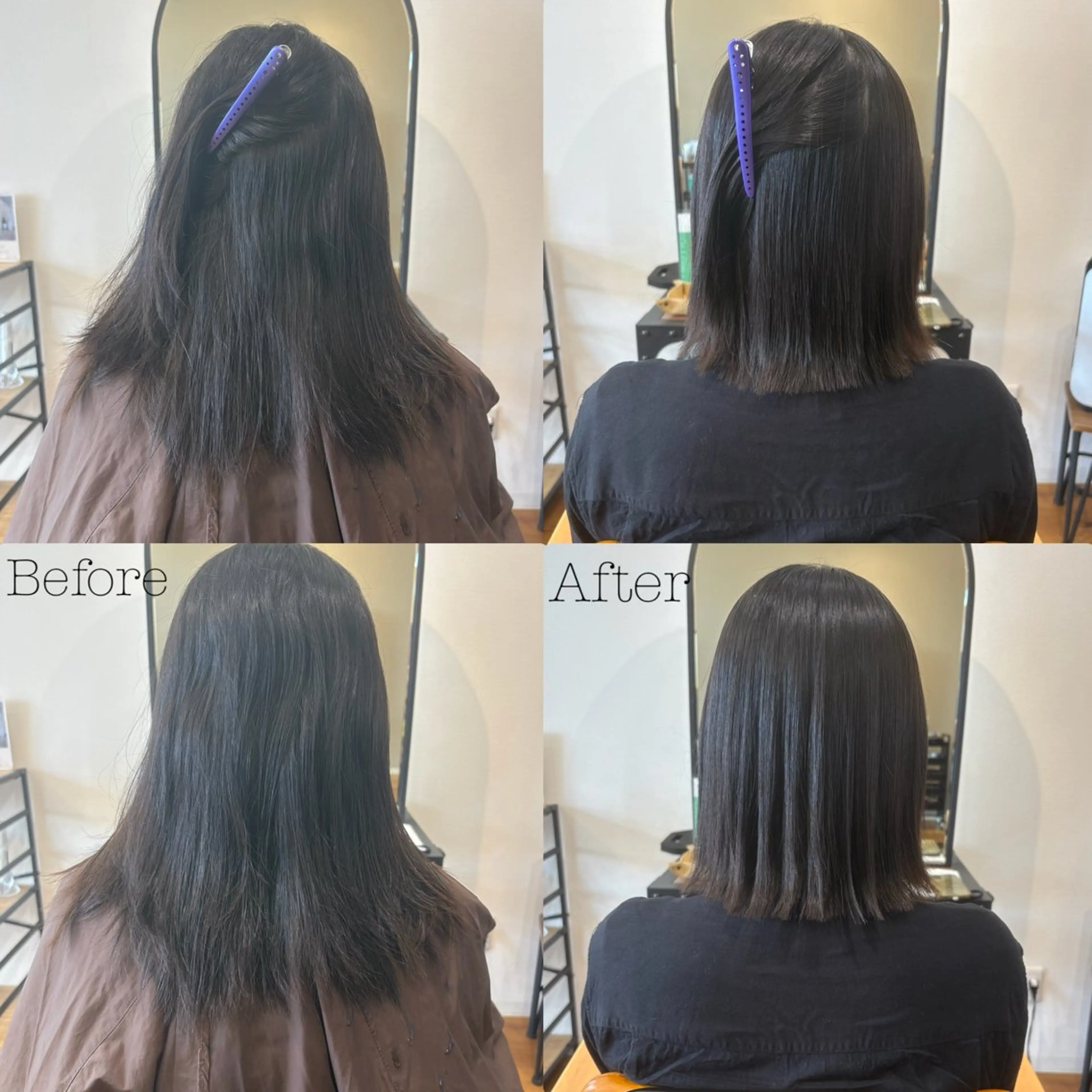 ミディアム 横 田のヘアスタイル