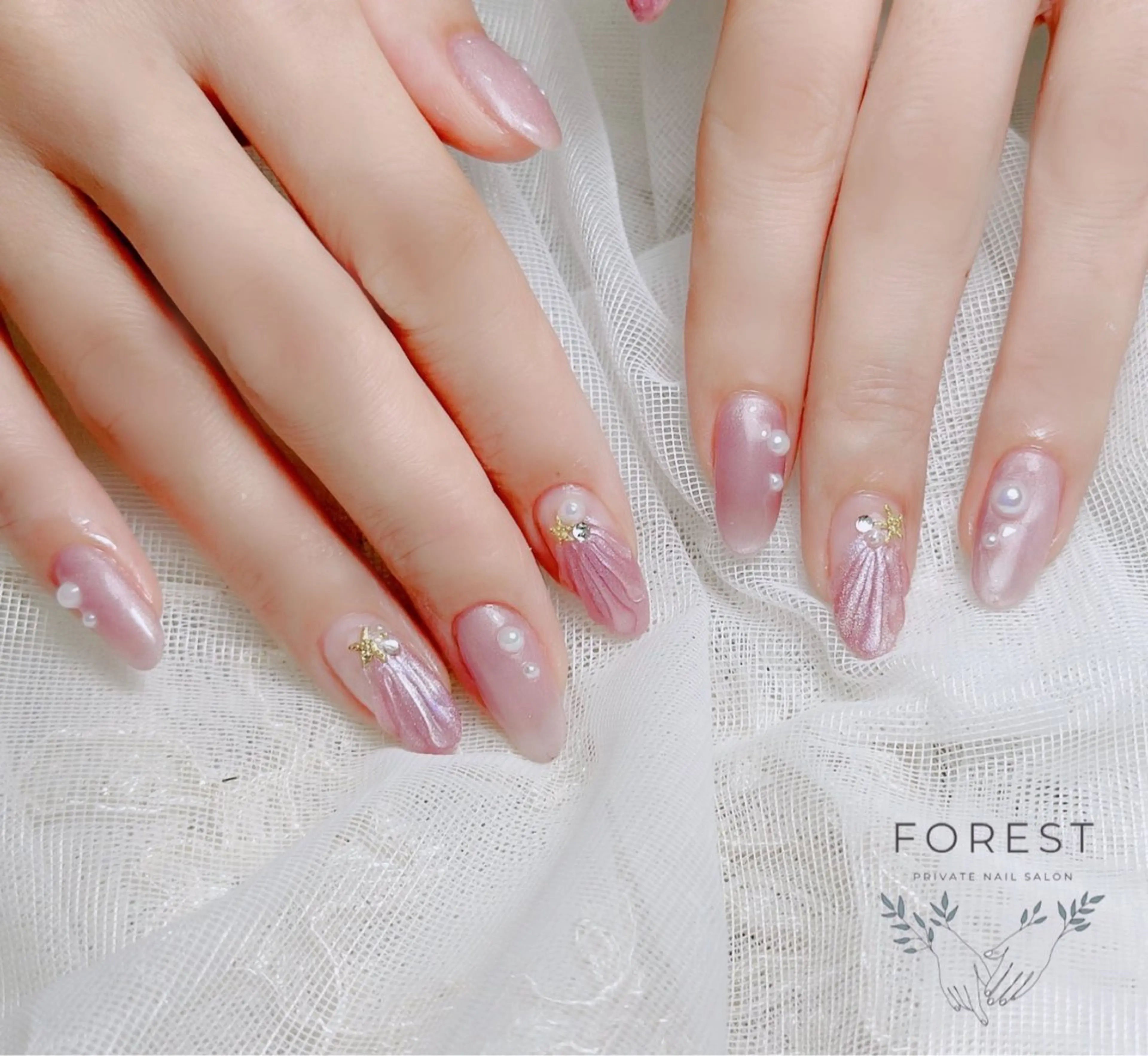 ネイル ハンドネイル 白岡市篠津自宅 サロンForestのネイルデザイン
