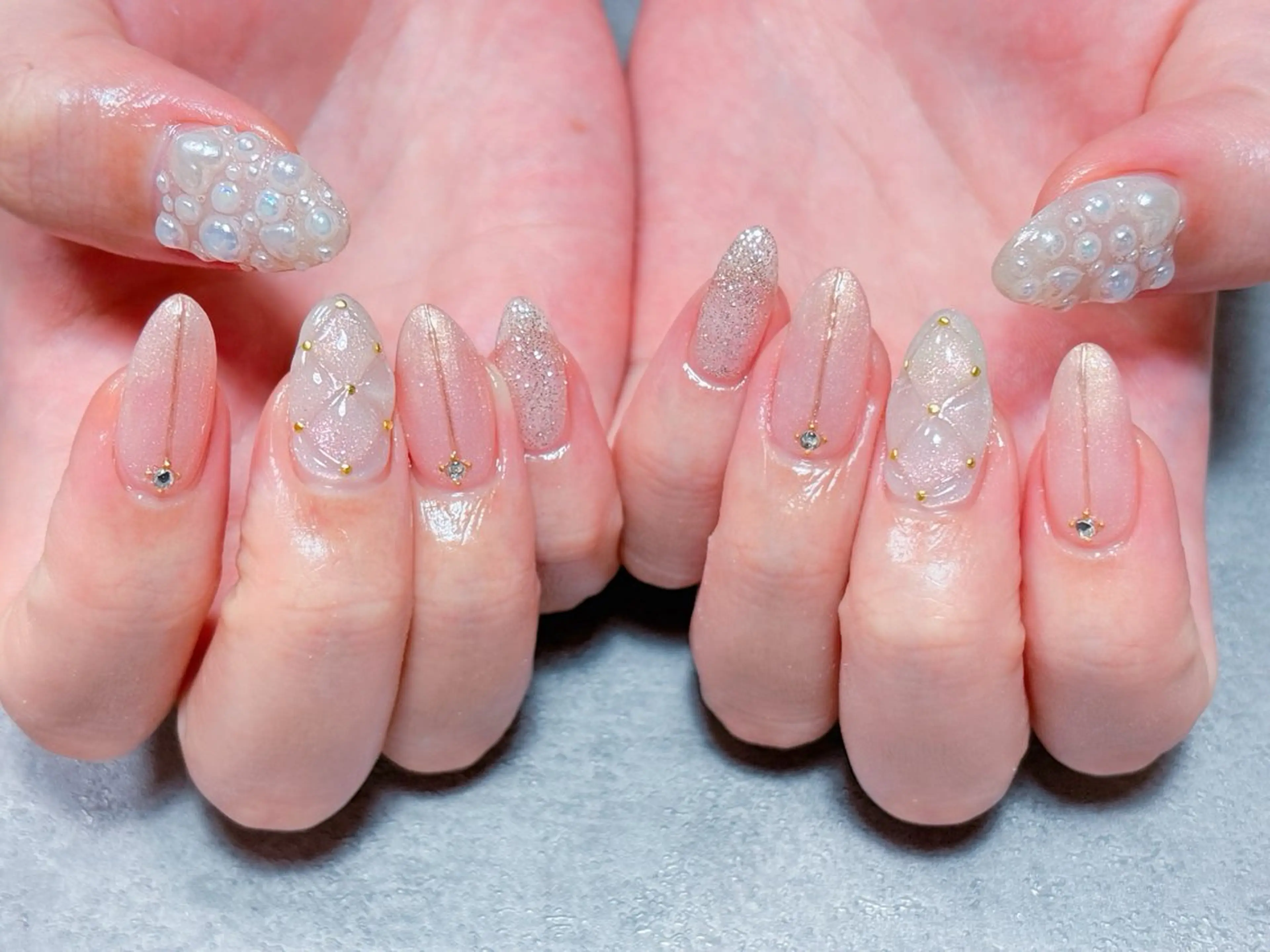 ネイル アートネイル マグネットネイル 冬ネイル クリスマス ゆ か_Nails💫のネイルデザイン
