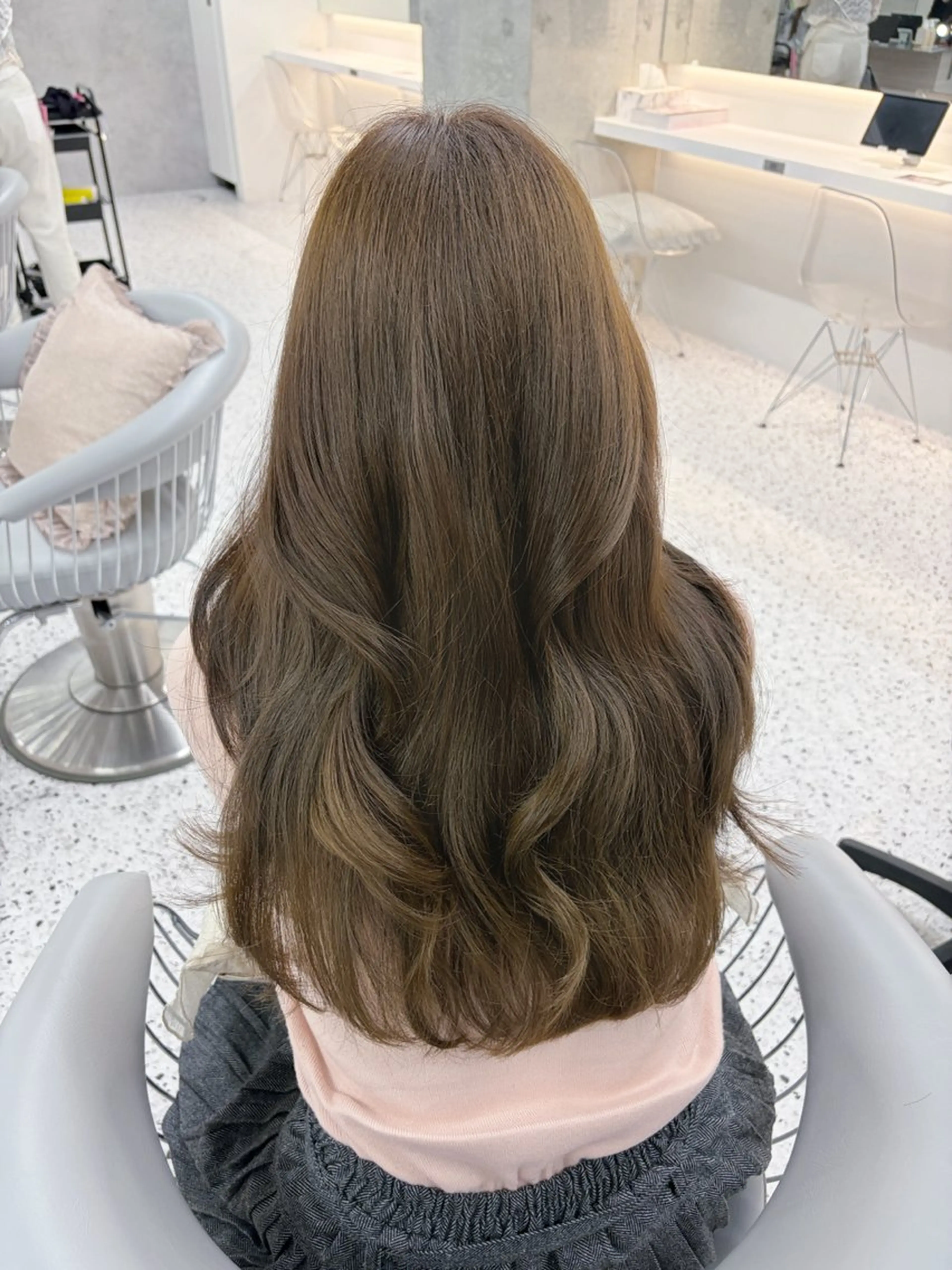 ロング カット ヘアカラー トリートメント 似合わせレイヤー / minami ⟡.·のヘアスタイル