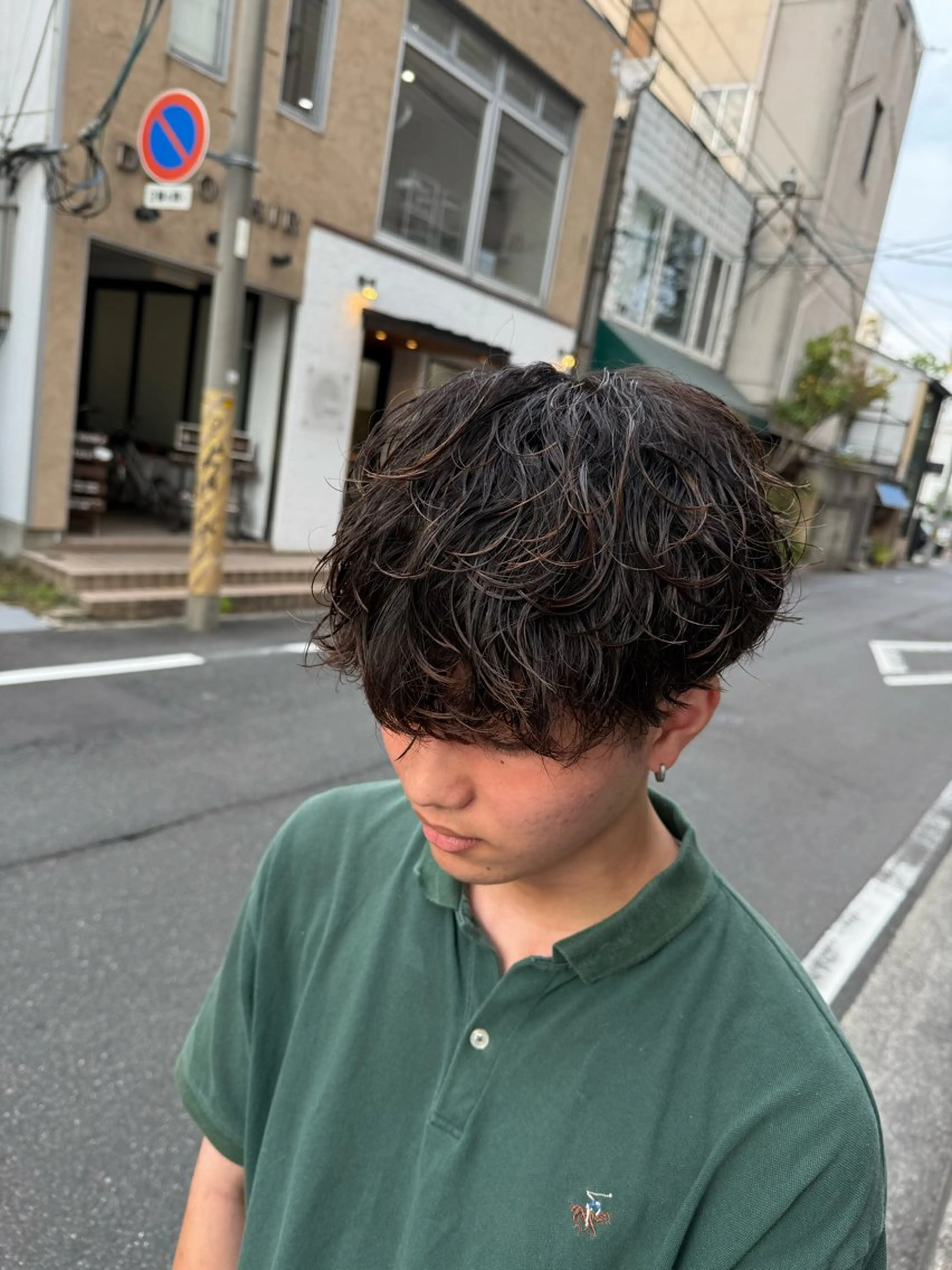 パーマ メンズ カット パーマ 【メンズパーマ専門】 質感職人/牧野成瀬のヘアスタイル