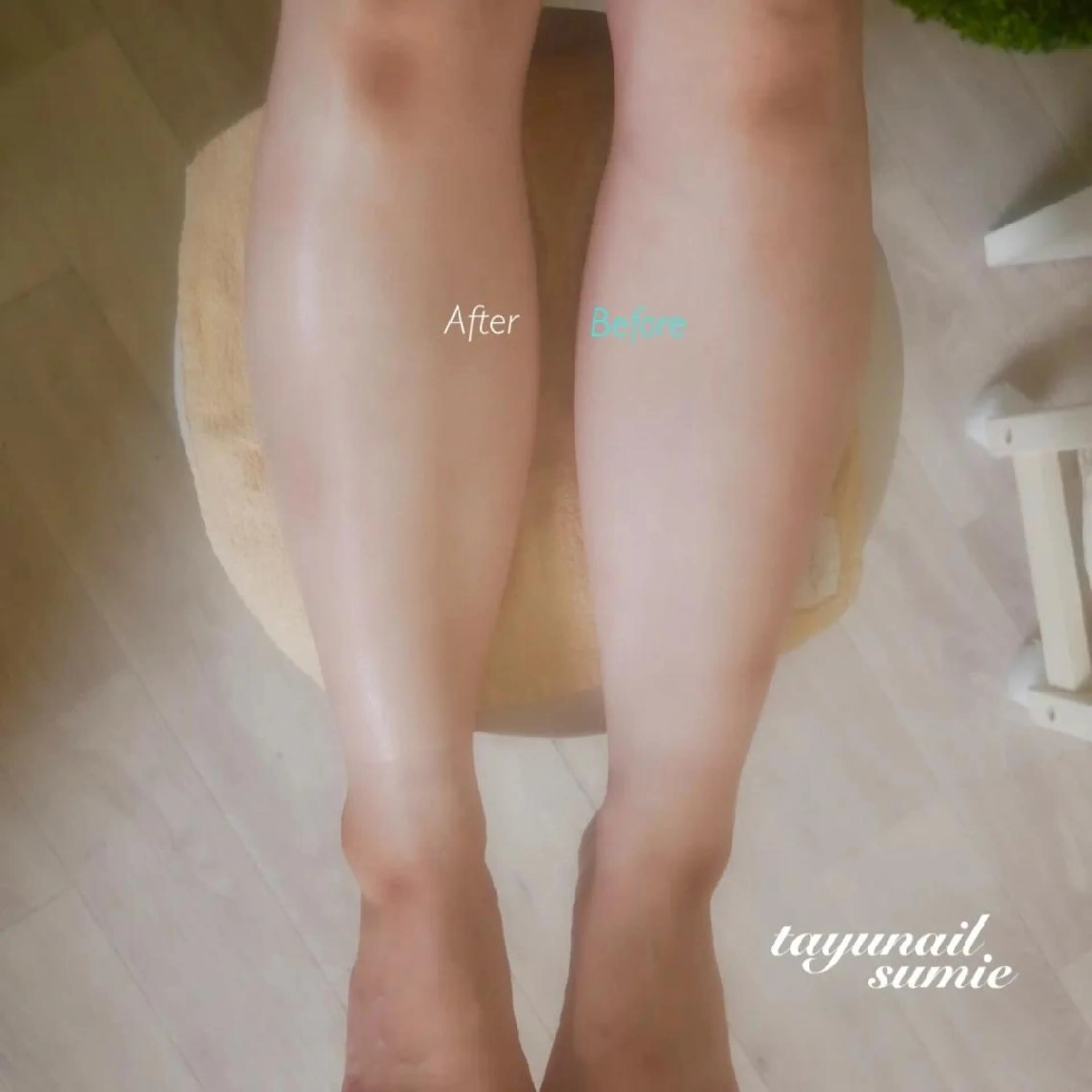 ネイル ブルー フットネイル ジェルネイル パラジェル ネイルサロン 【たゆnail】のネイルデザイン