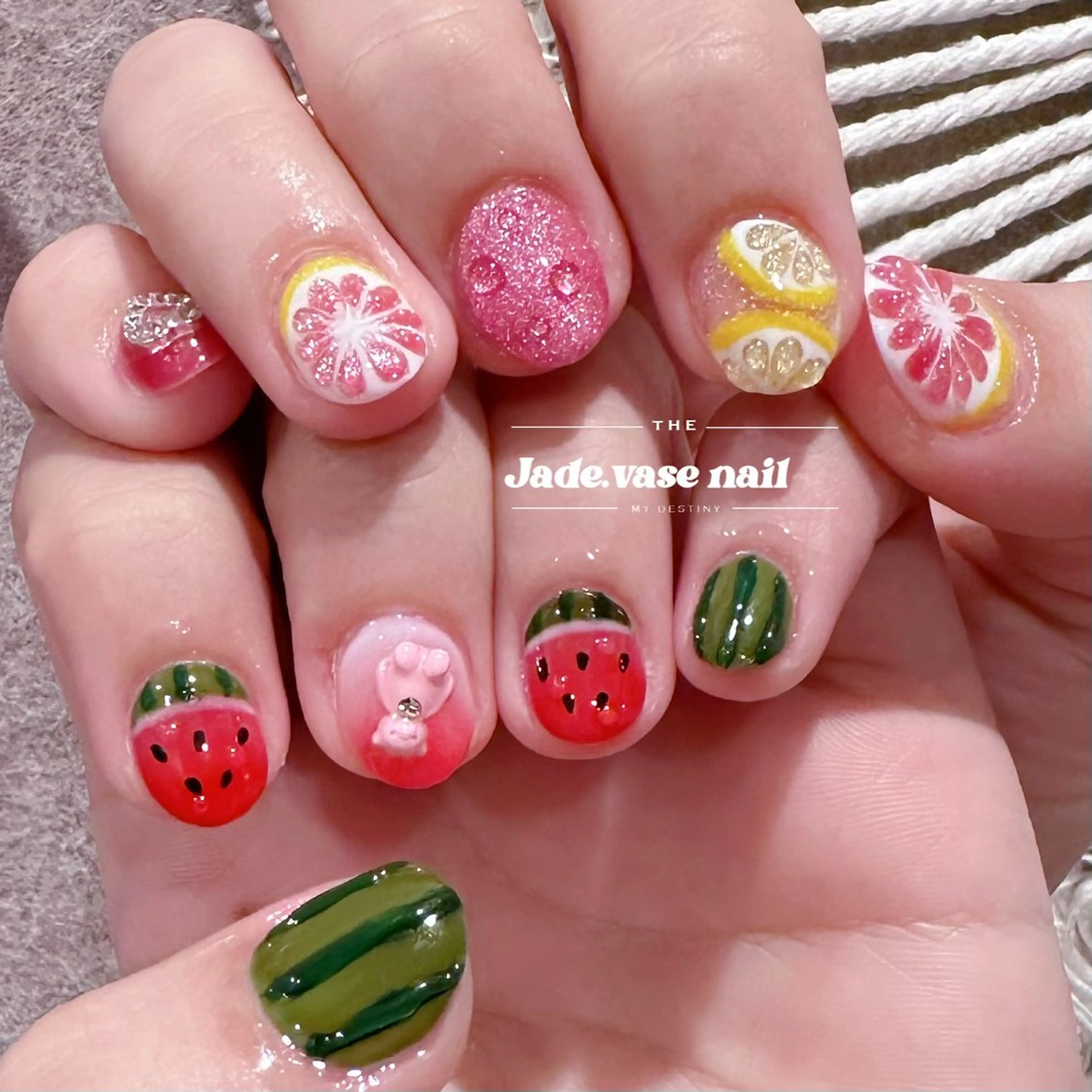 ネイル ハンドネイル ✰Jade.vase 银座のネイルデザイン