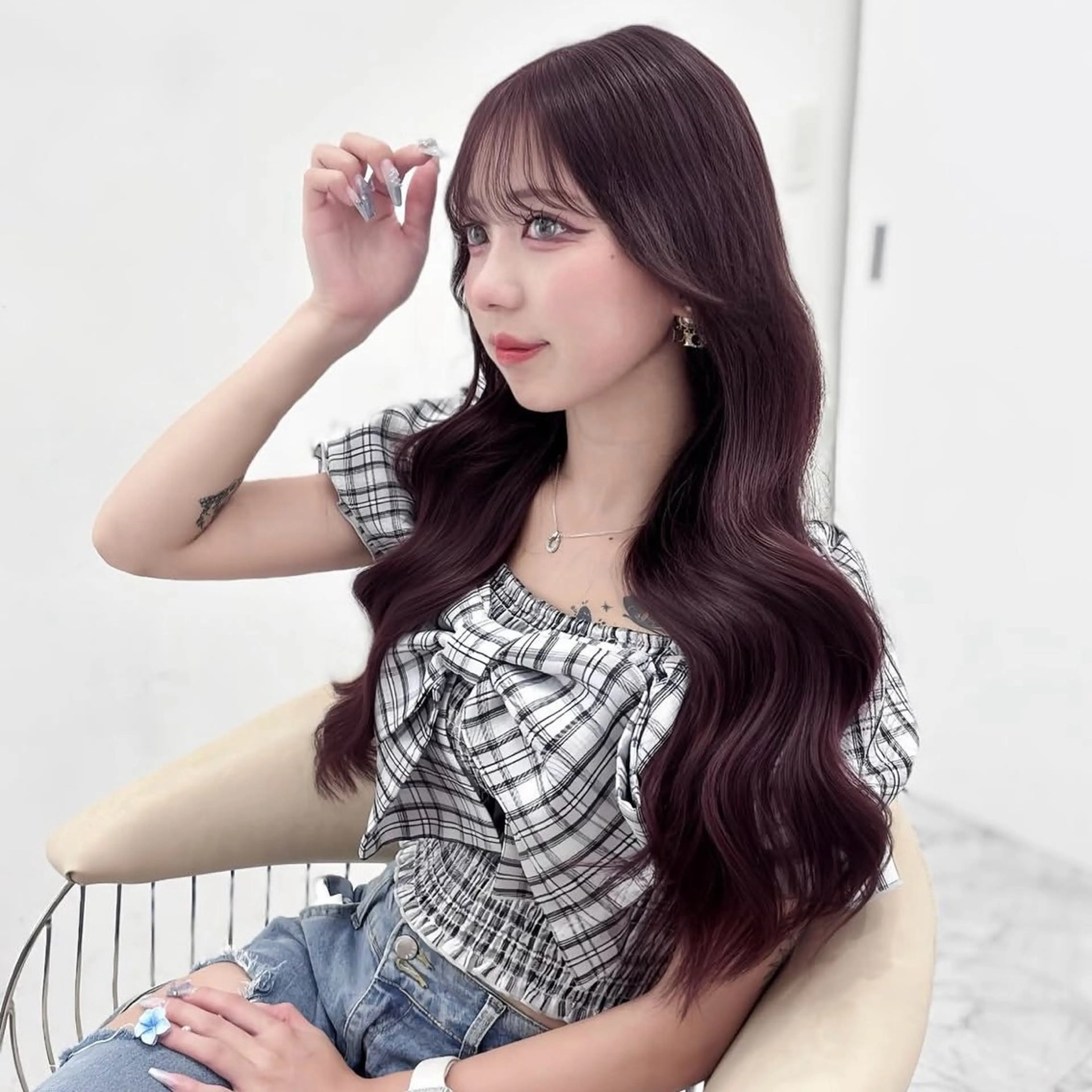 ロング 𝑁𝑂𝐼𝑆𝑀 🎀 yume ✧₊のヘアスタイル