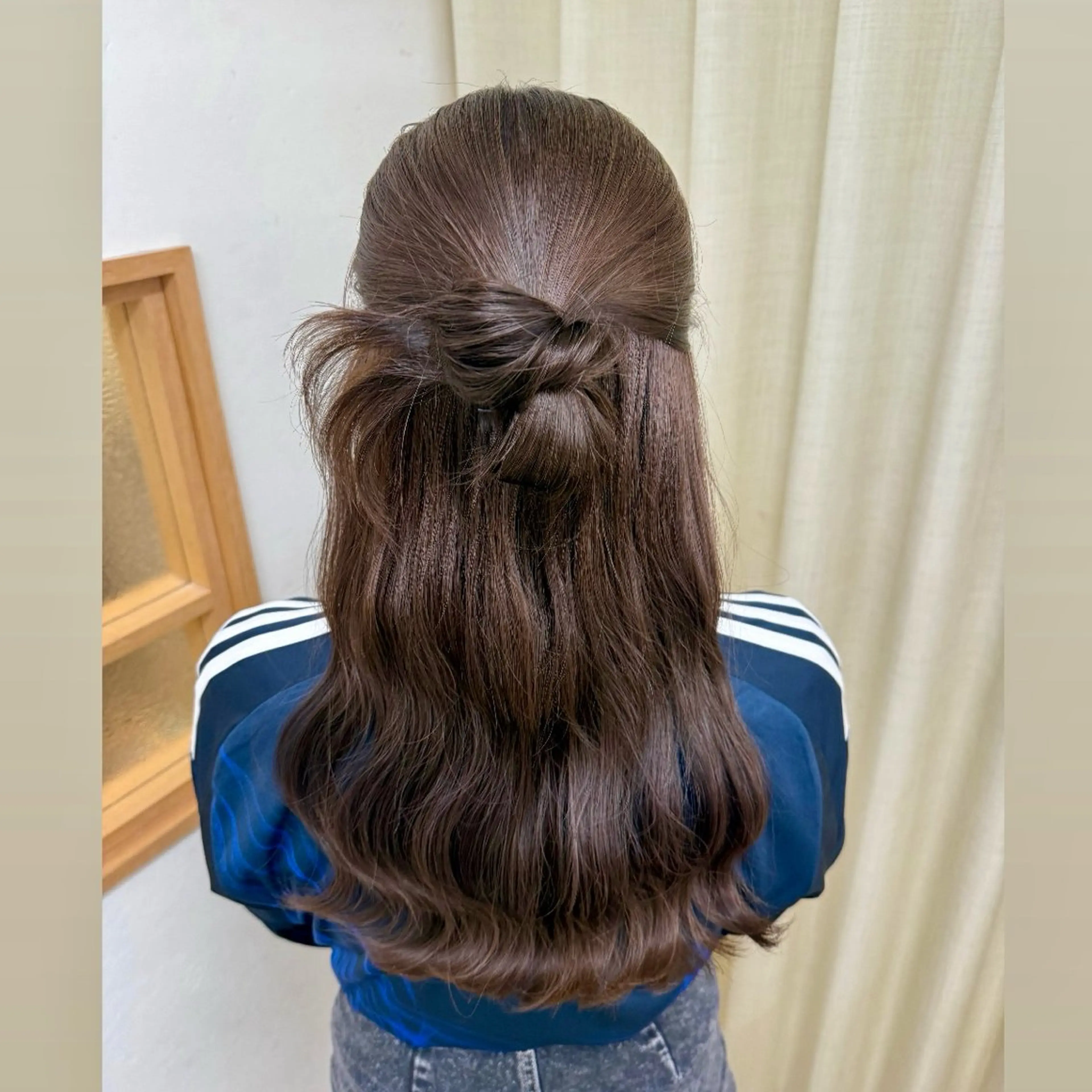 ロング ヘアアレンジ 成人式 ハーフアップ 結婚式・ブライダル 卒業式のヘアスタイル 褒められヘアメイク /‎ボブ女子🐶みおのその他イメージ