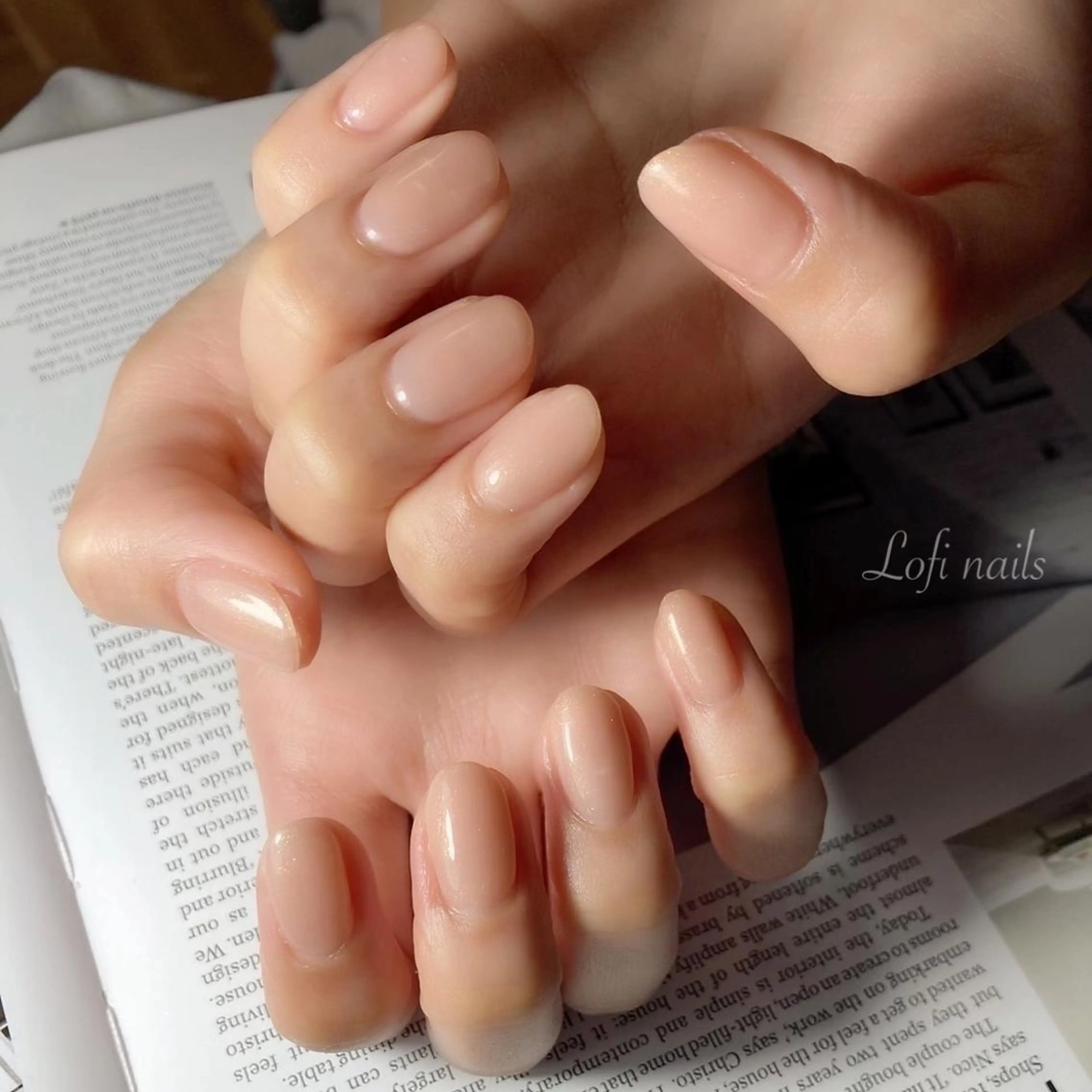 ネイル ジェルネイル ワンカラーネイル Lofi nails ゆきこのネイルデザイン