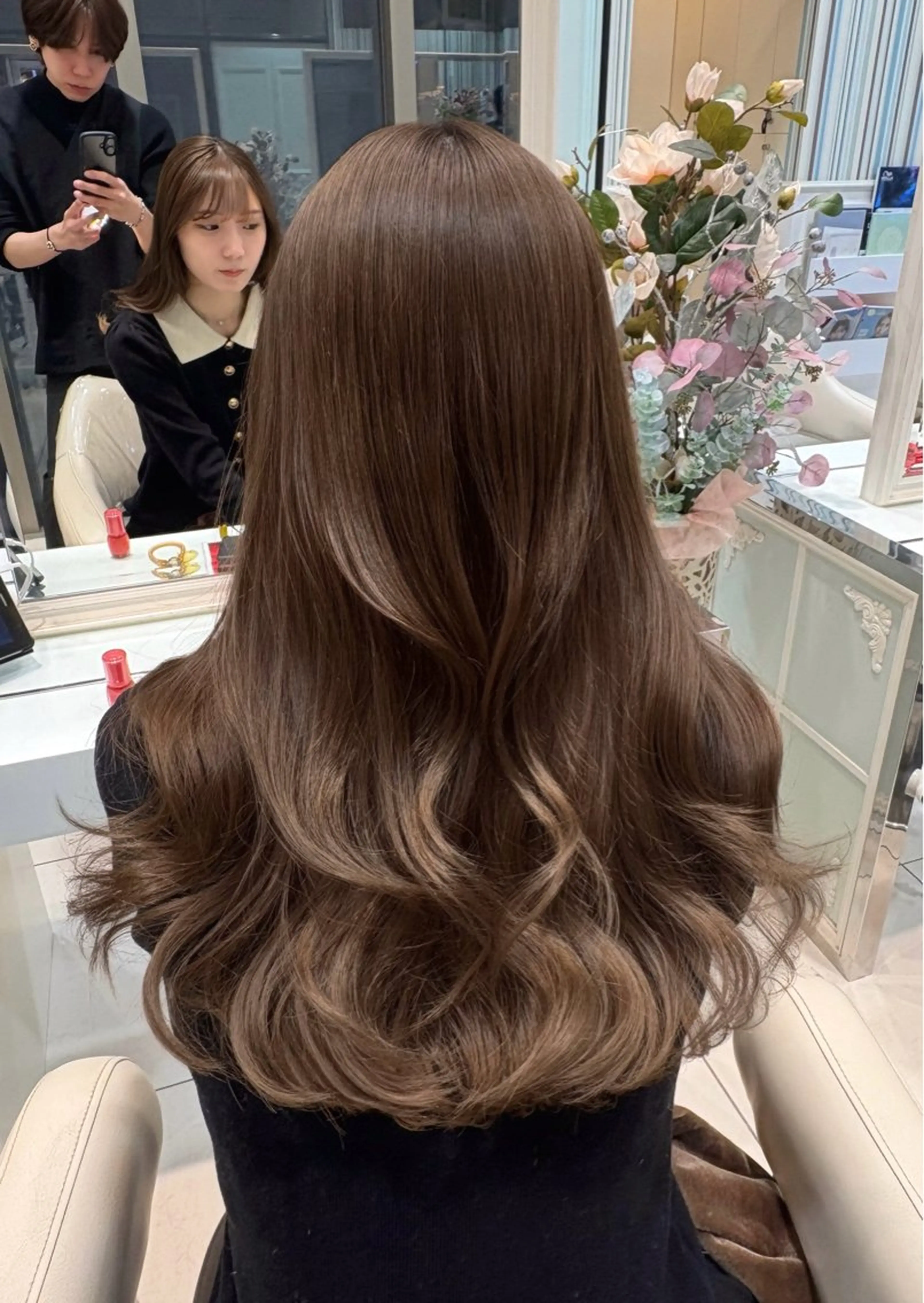 ロング カット ヘアカラー トリートメント ♡大人カワイイ hair♡徳井はやとのヘアスタイル