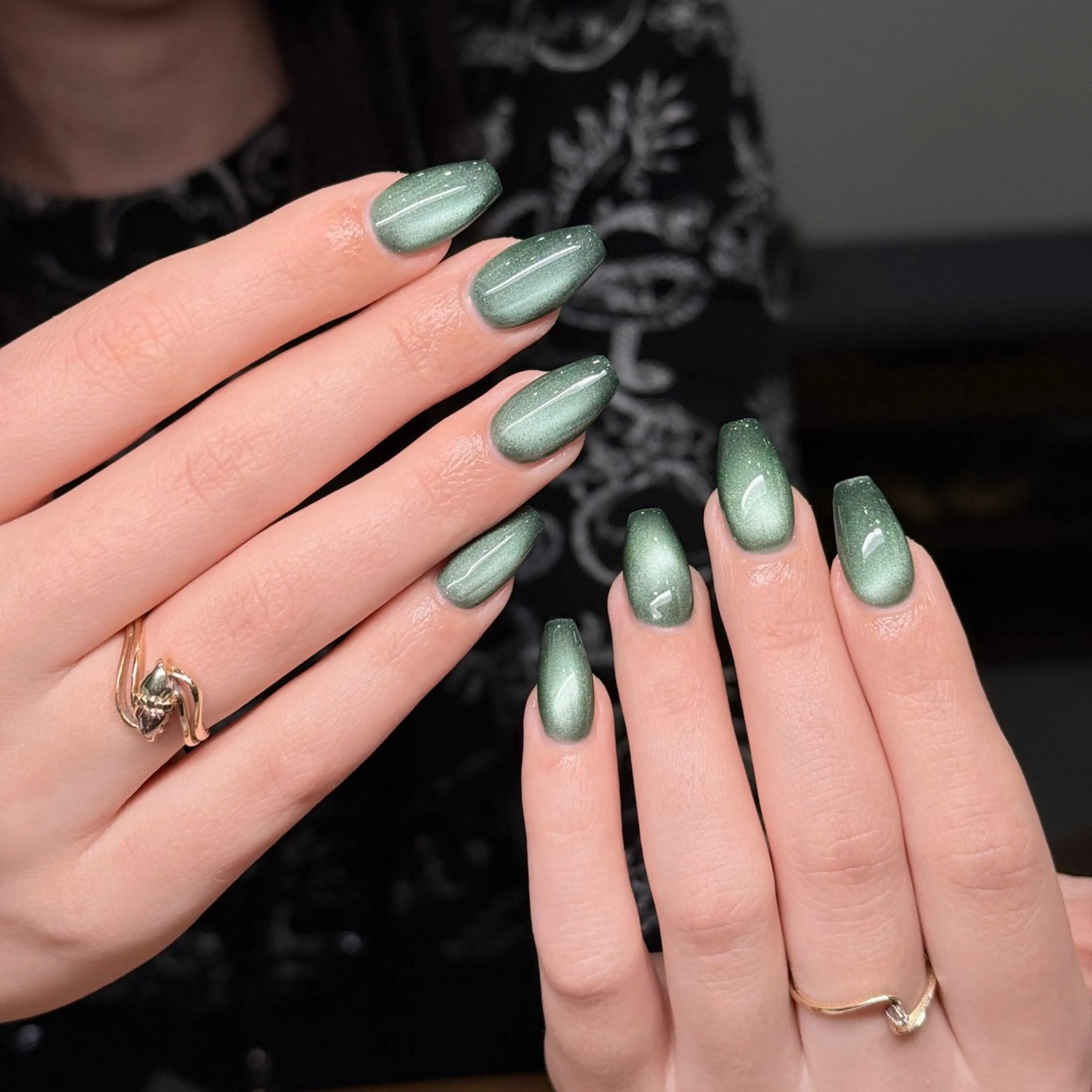 ネイル オーロラネイル ブルー チークネイル フットネイル フレンチネイル ハンドネイル JAN 168 池袋のネイルデザイン