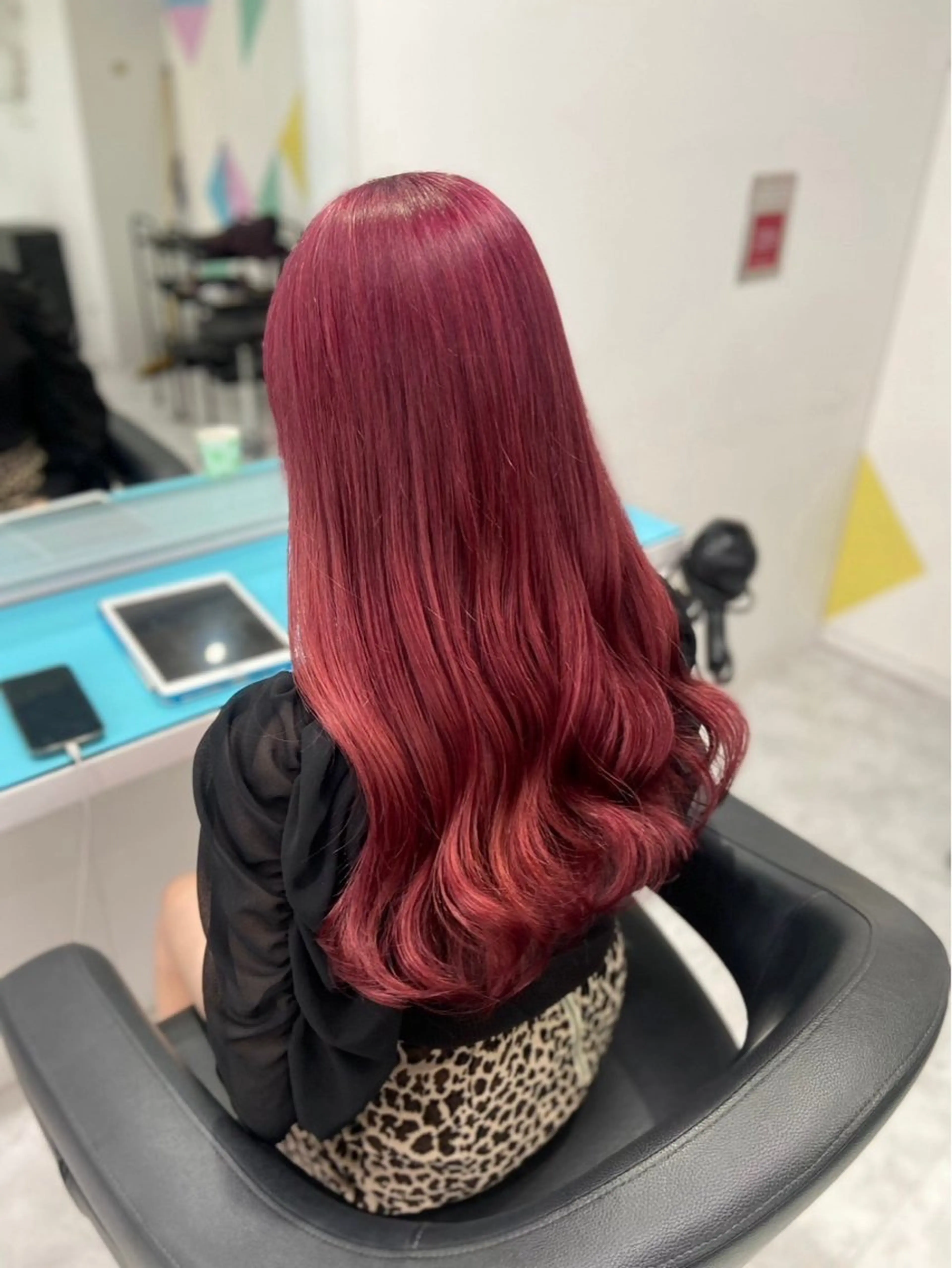 ロング カラー トレンド暖色ヘア🍒 miu🍒のヘアスタイル