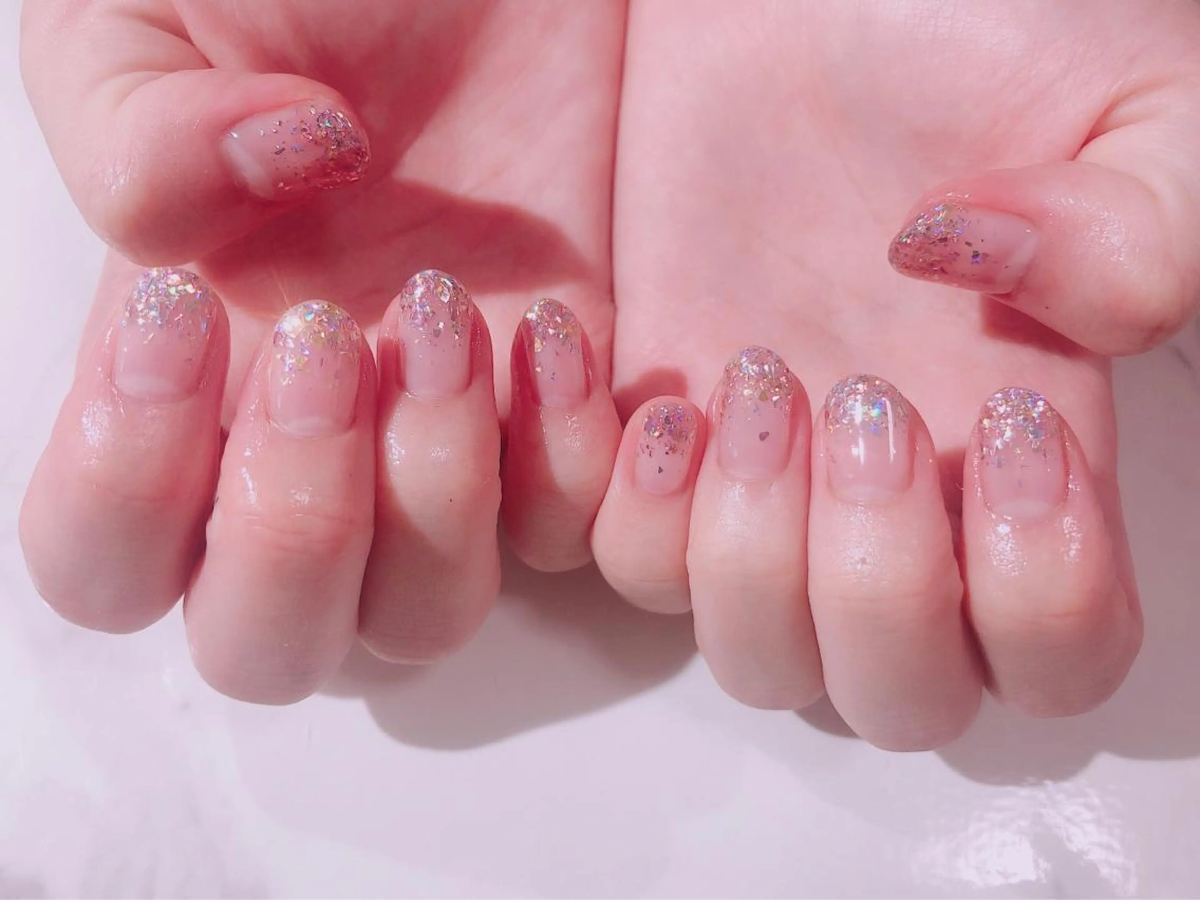 ネイル ラメ(グリッター) ラメグラデーション Regaro i.sのネイルデザイン