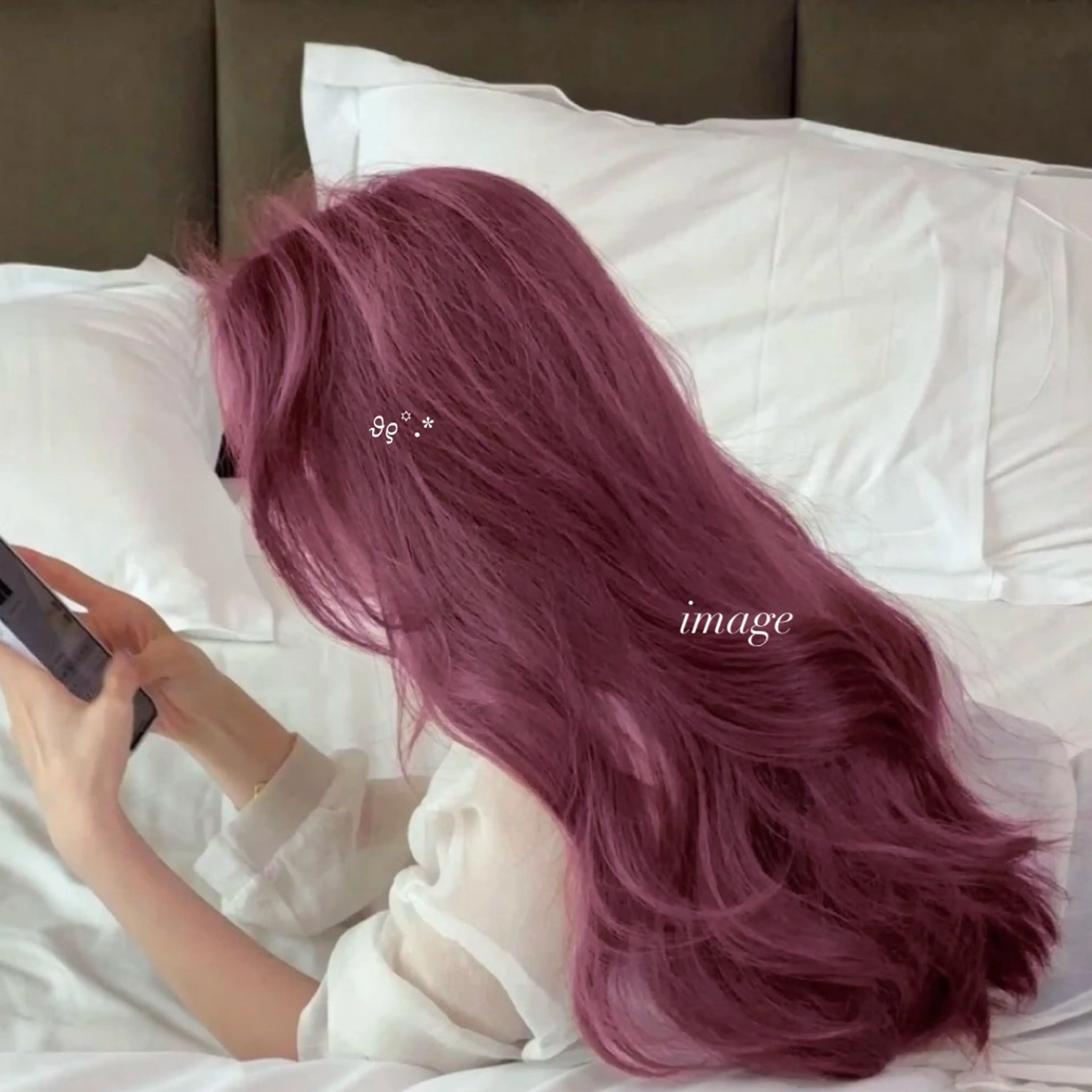 ロング カラー 韓国ワンホンヘア 🎀SHIONEのヘアスタイル