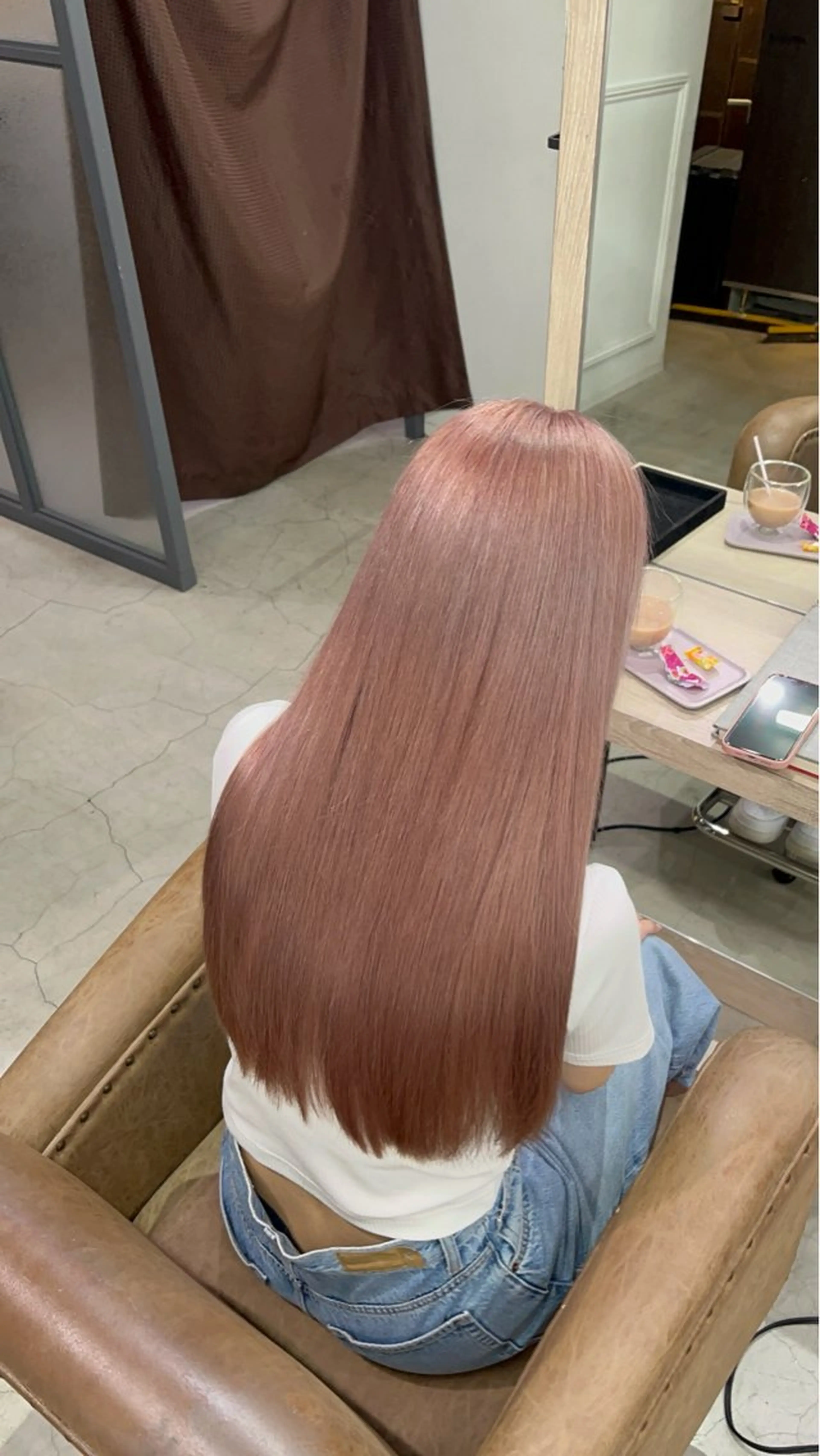 ロング 髪質改善 HALO hair salon【ヘイロー】所属・髪質改善/ウルフ ダブルカラー/ショウのヘアスタイル