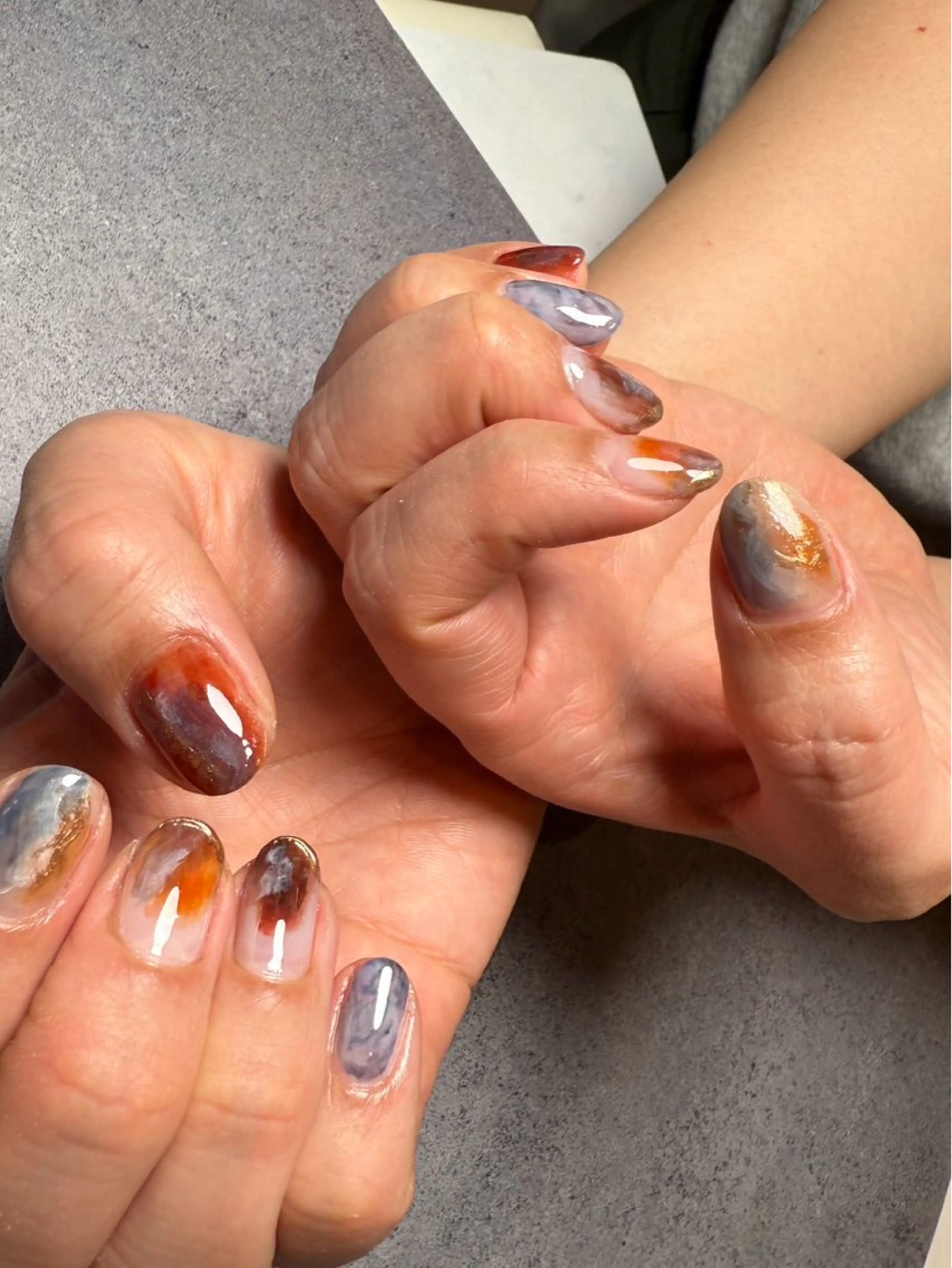 ニュアンスネイル💅ミラー🪞の写真